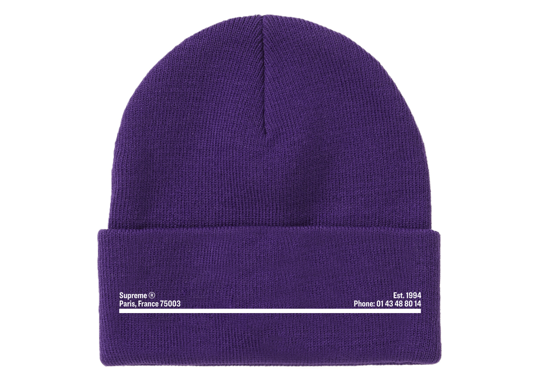 Era Shop Beanie Purple Paris - Novelship