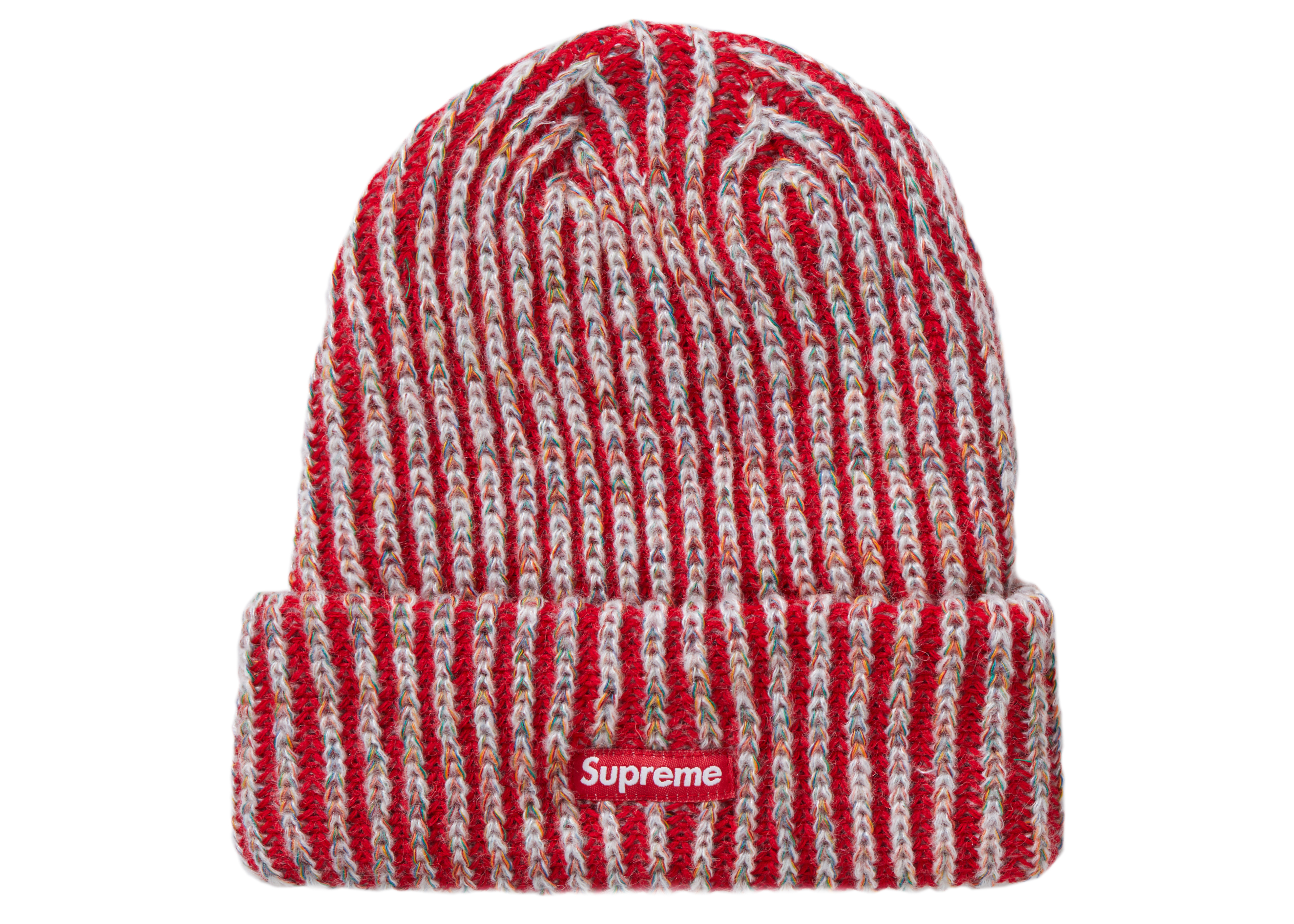 Supreme Rainbow Knit Loose Gauge Beanie 