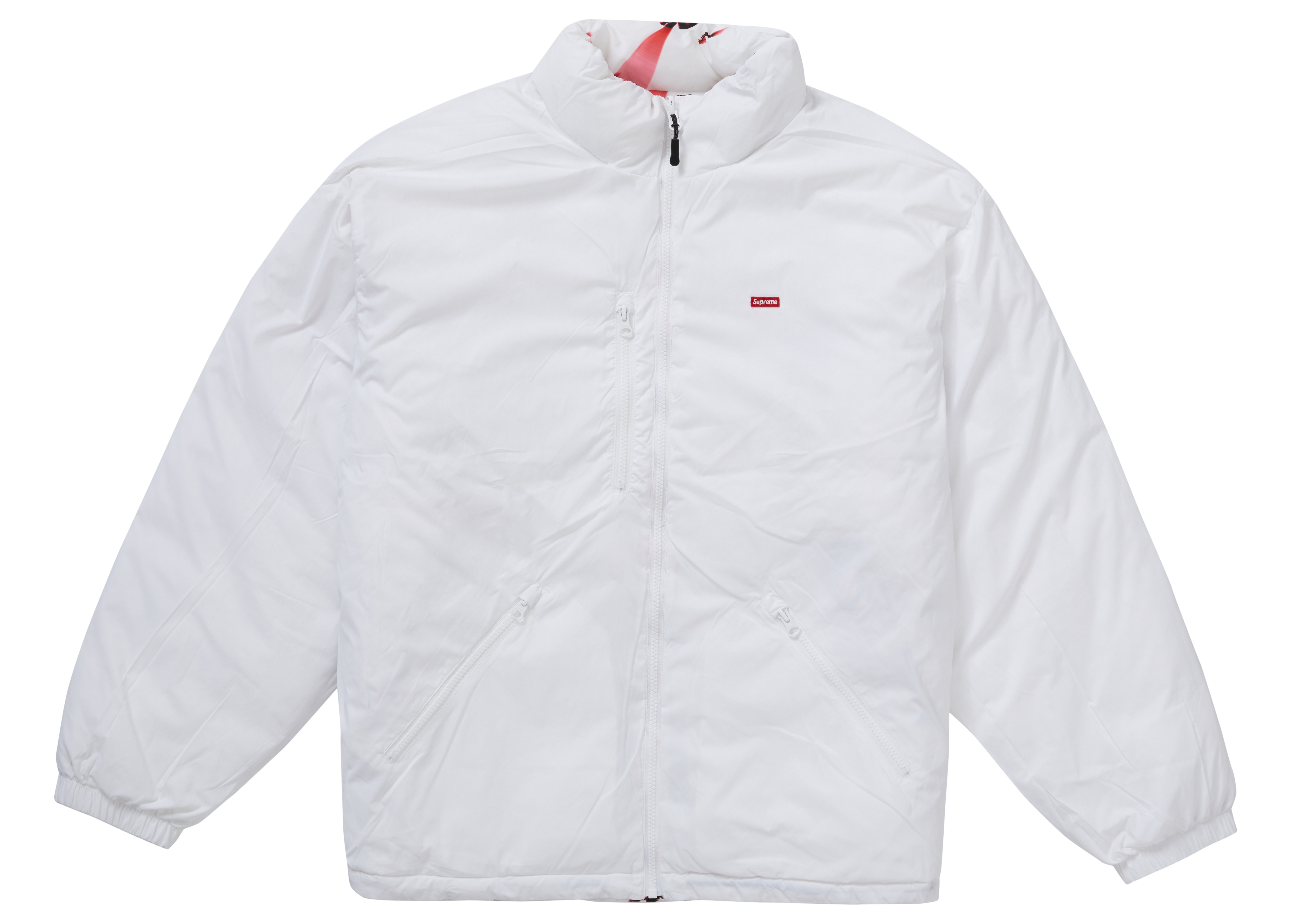 supreme watches reversible puffy jacket