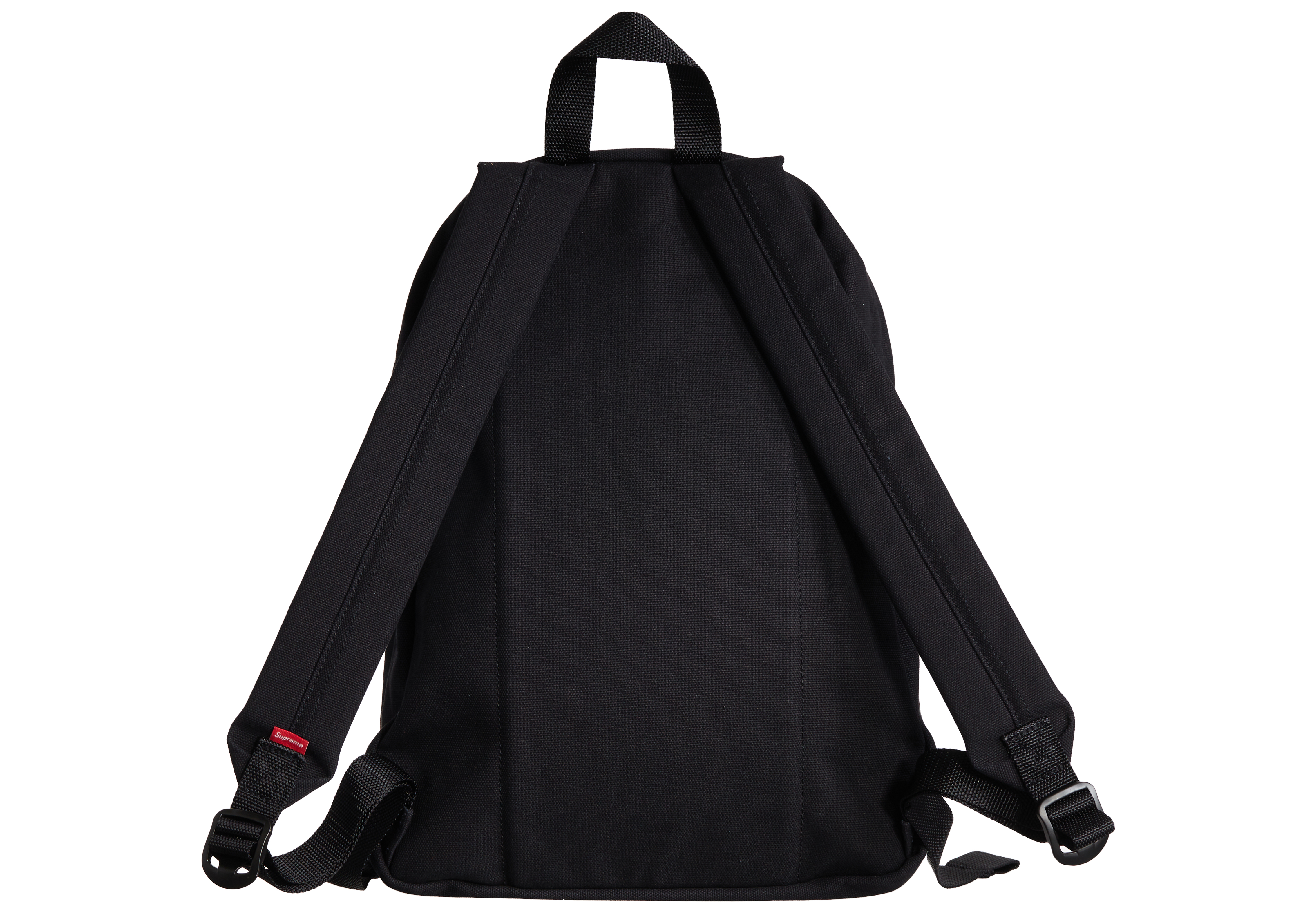 supreme canvas backpack black