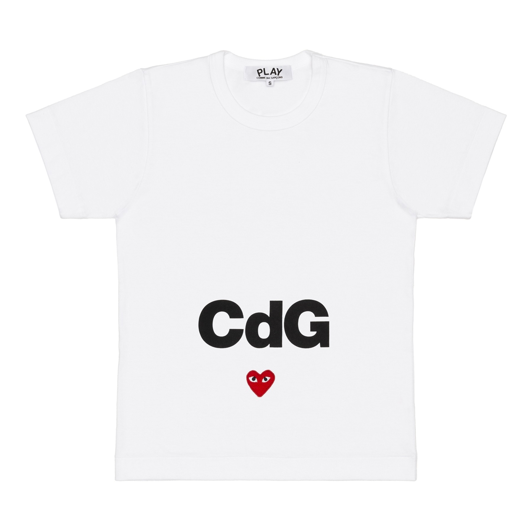 comme des garcons play tee shirt