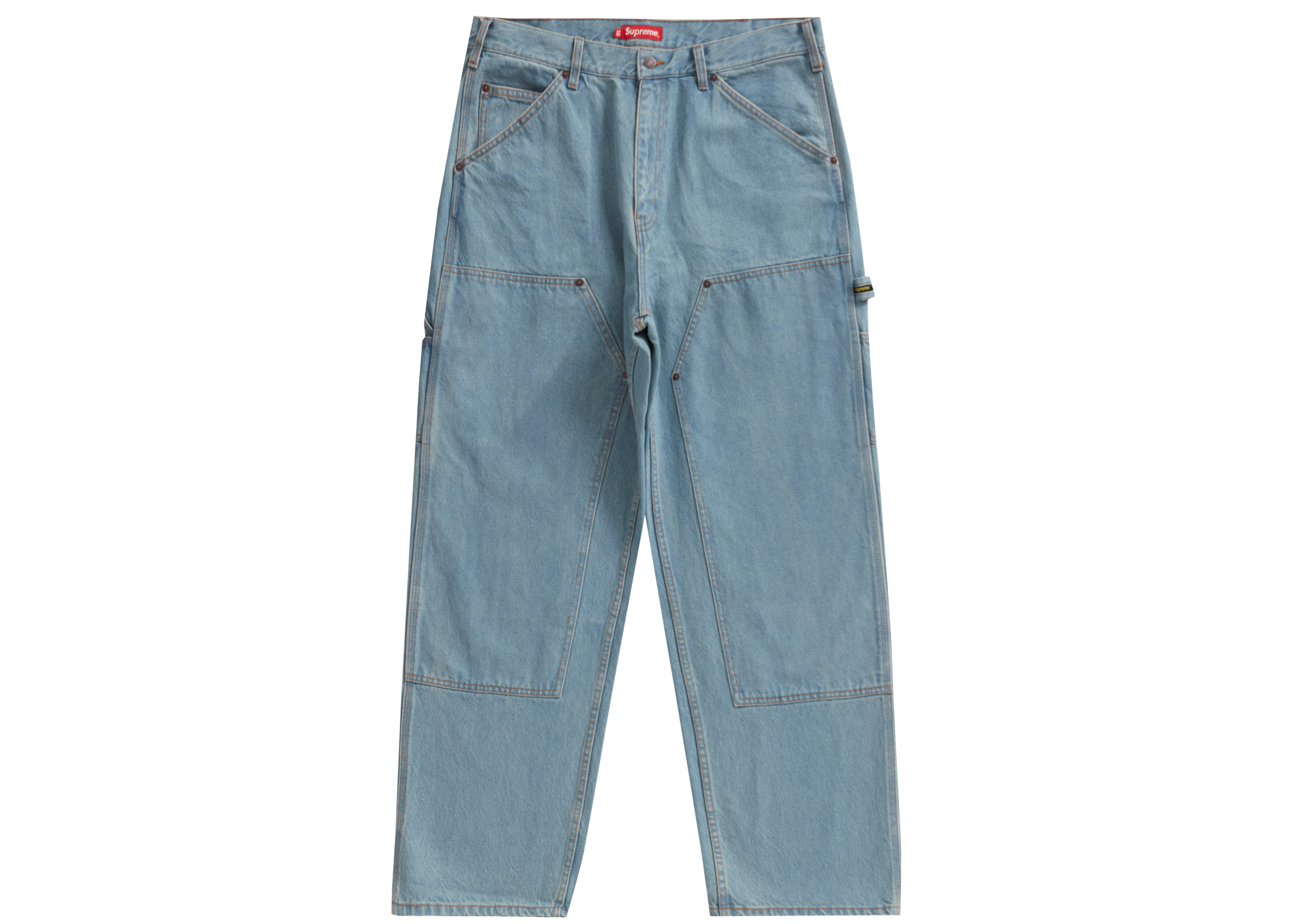 supreme double knee denim painter pant