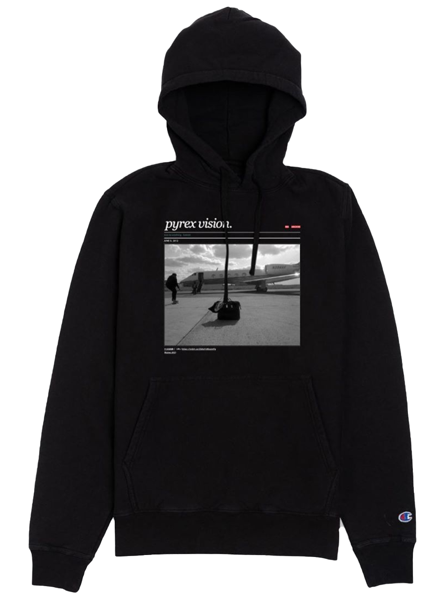 virgil abloh x mca hyperbole hoodie black