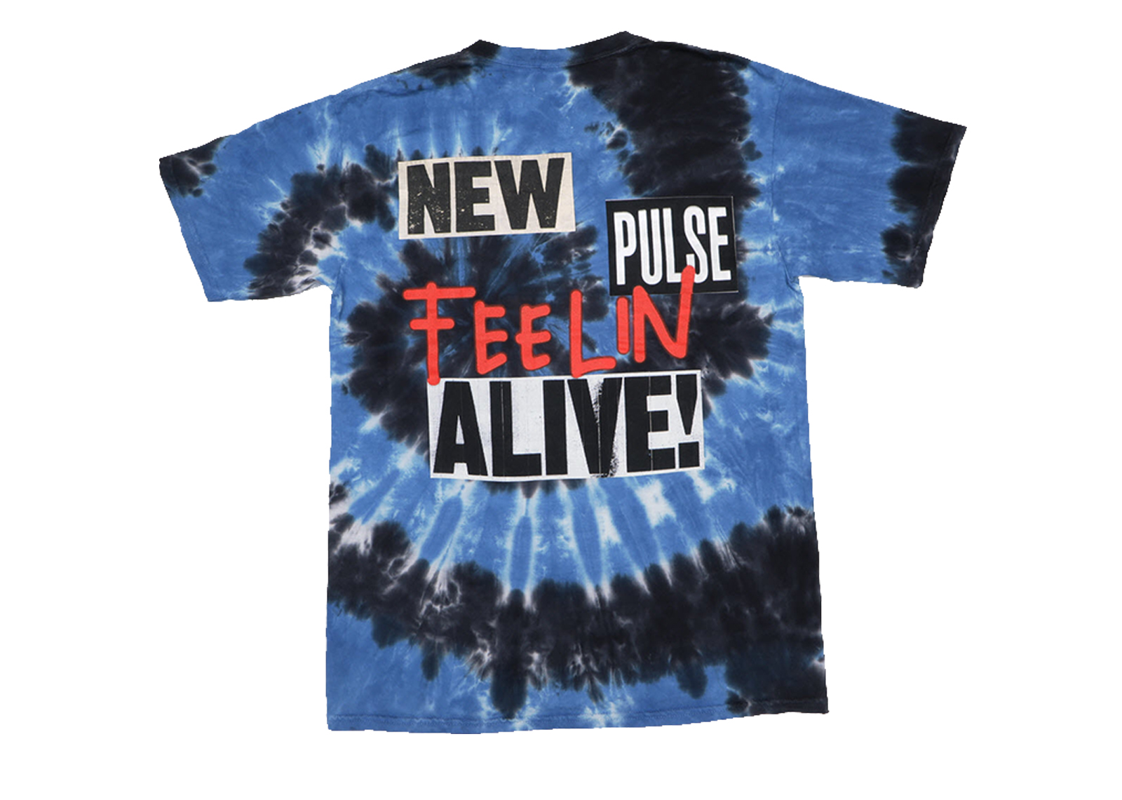 astroworld blue tie dye shirt