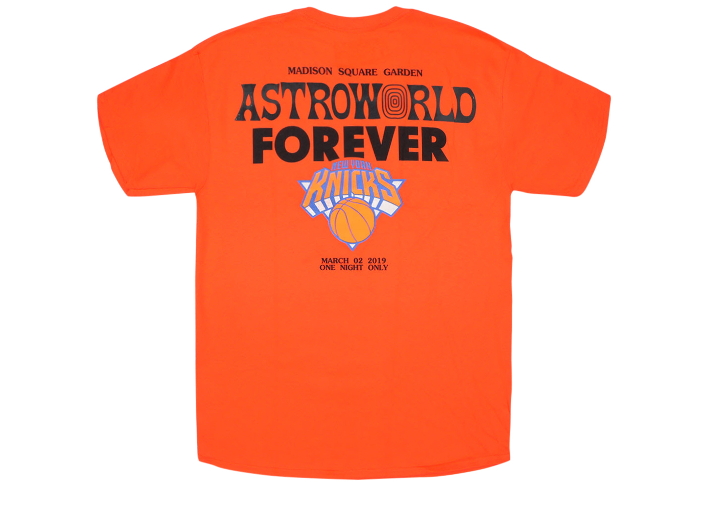 Travis Scott Astroworld MSG Knicks Tee 