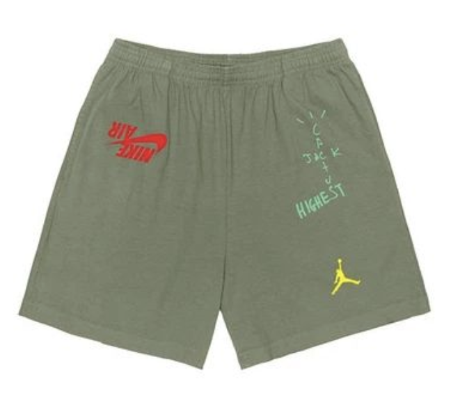 travis scott jordan shorts