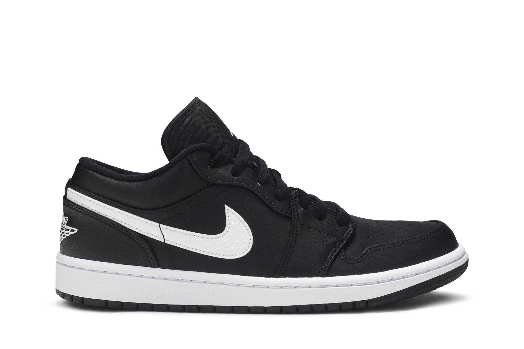 jordan 1 low black black grey