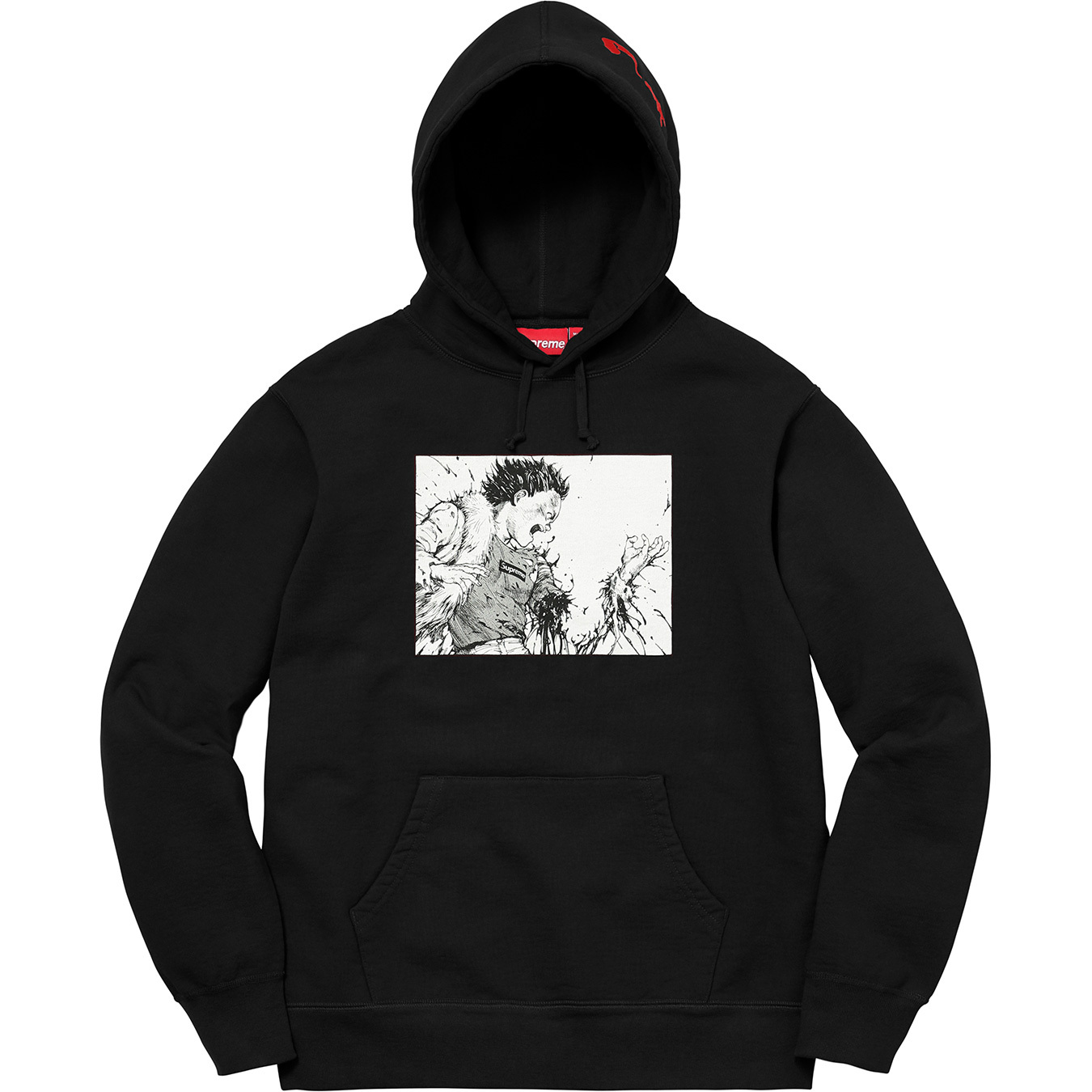 supreme akira arm hoodie