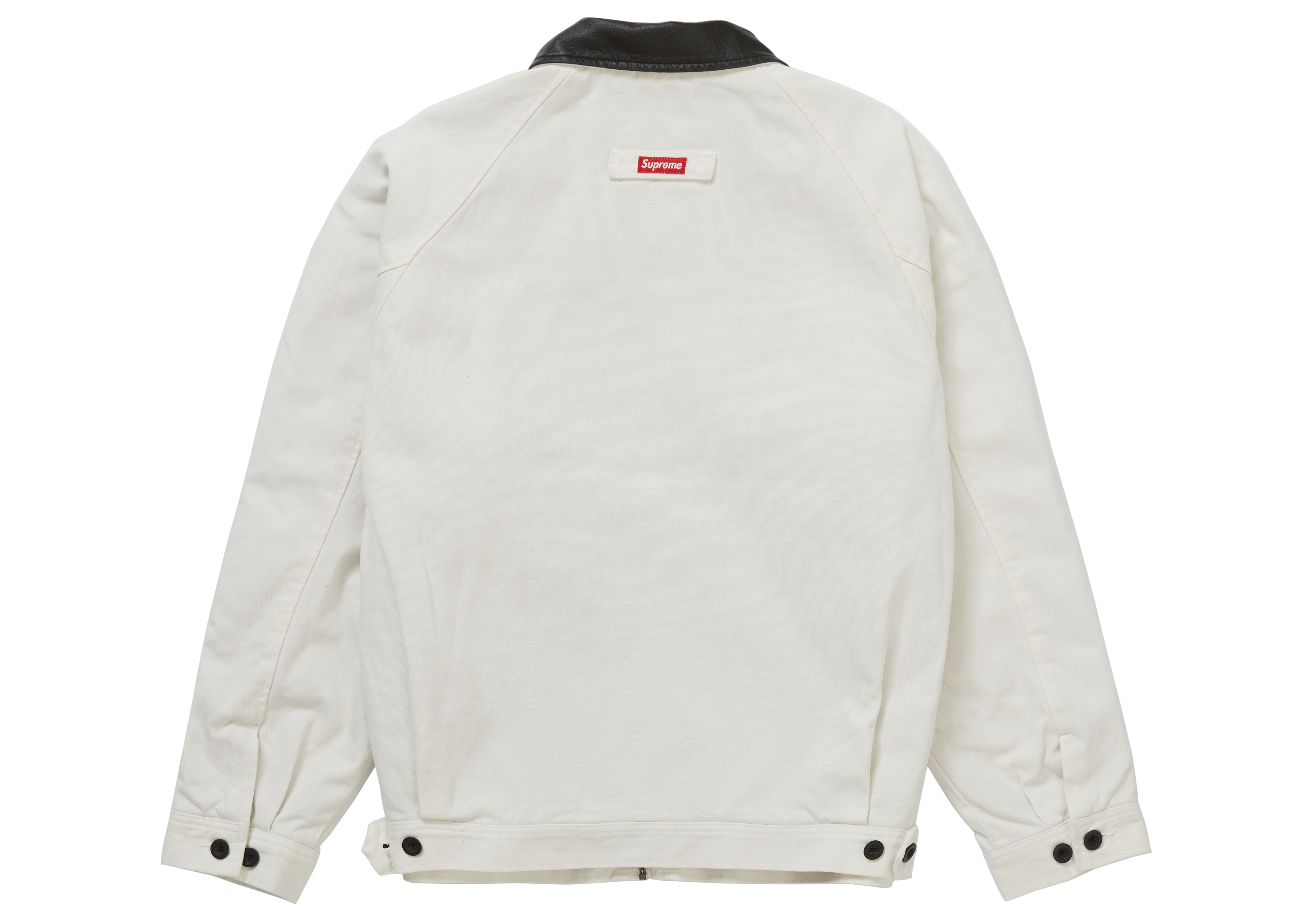 Supreme Leather Collar Work Jacket 