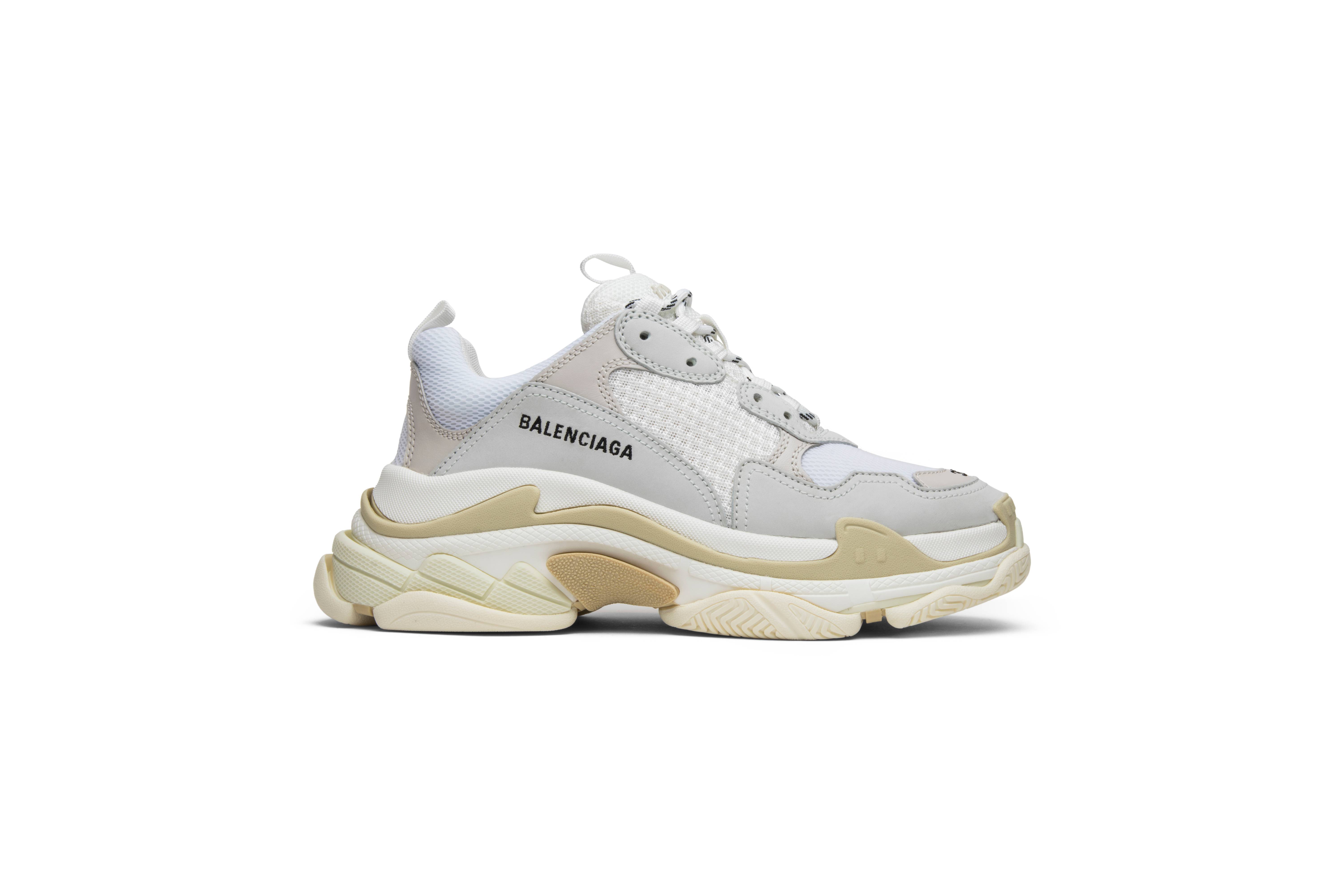 balenciaga triple s 9000 white