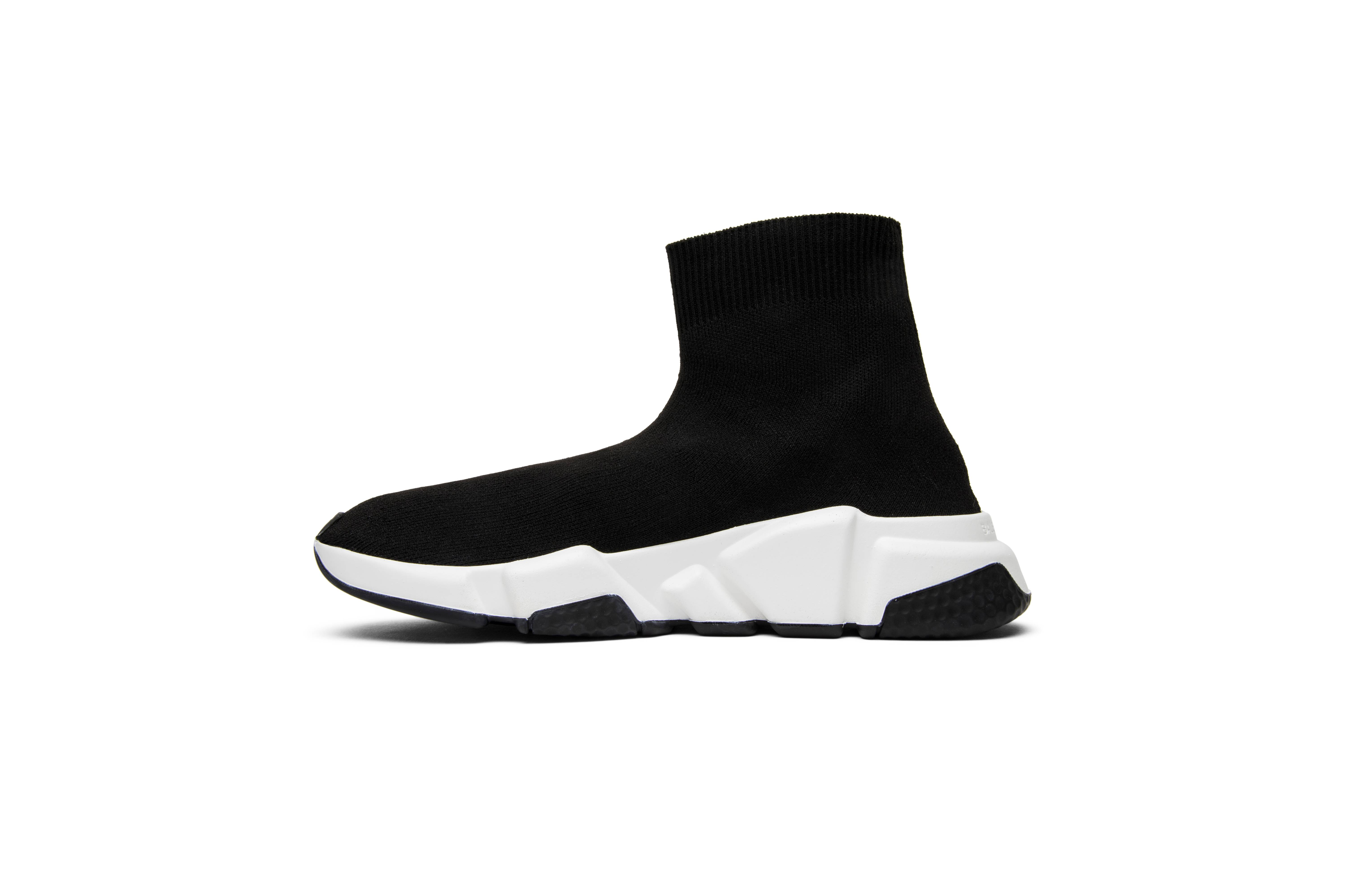 balenciaga speed trainer mid black