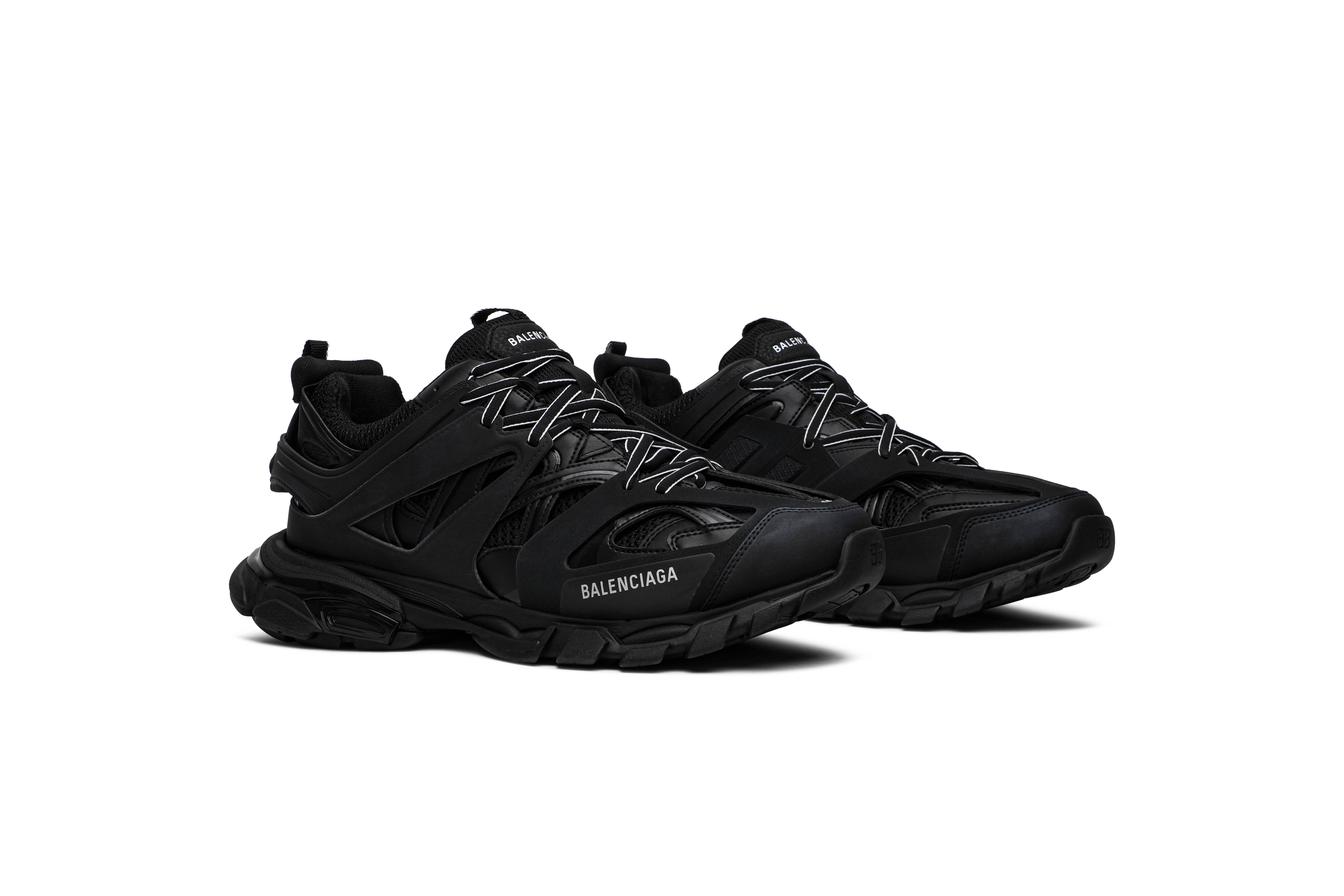 balenciaga track triple black