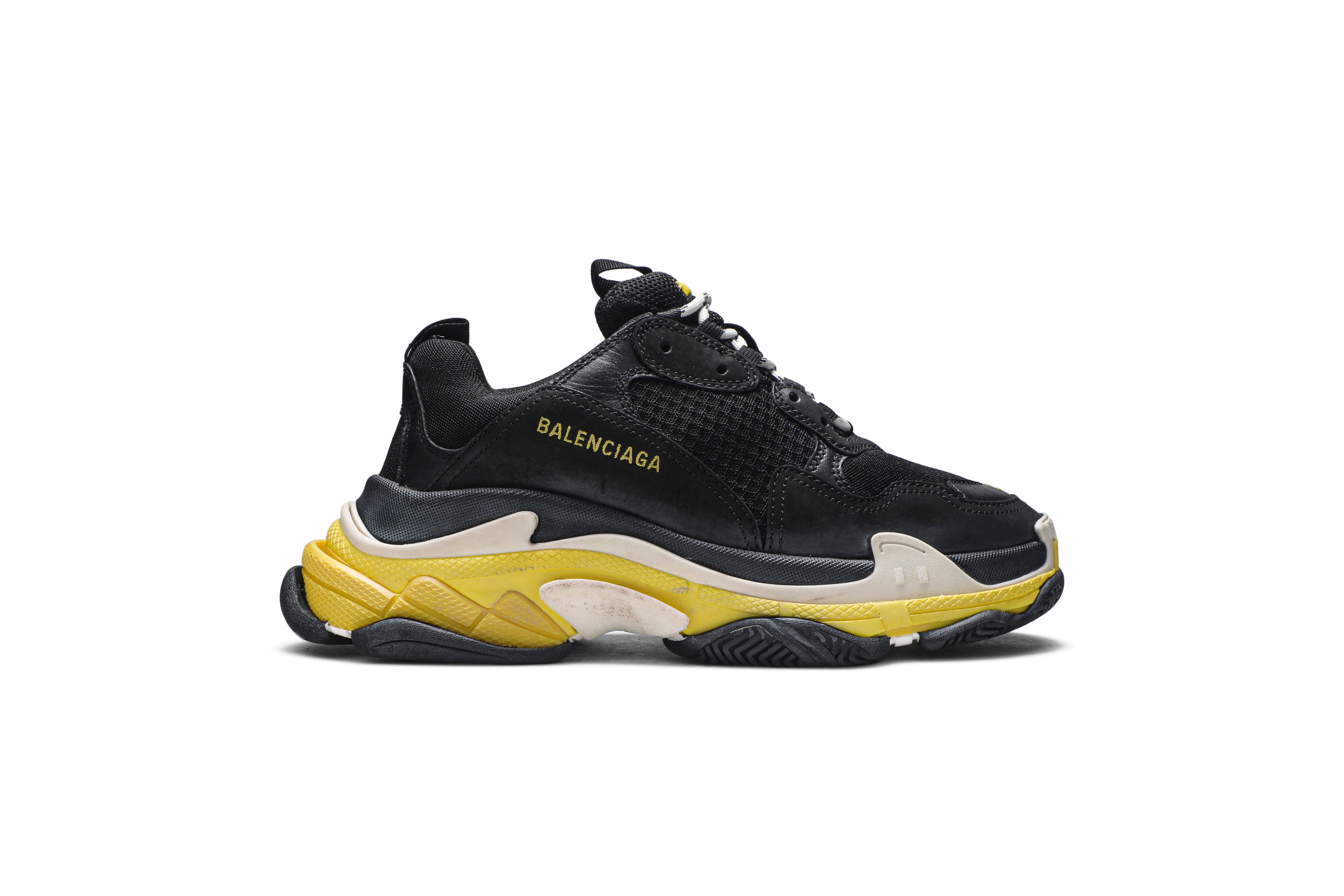 balenciaga yellow and black