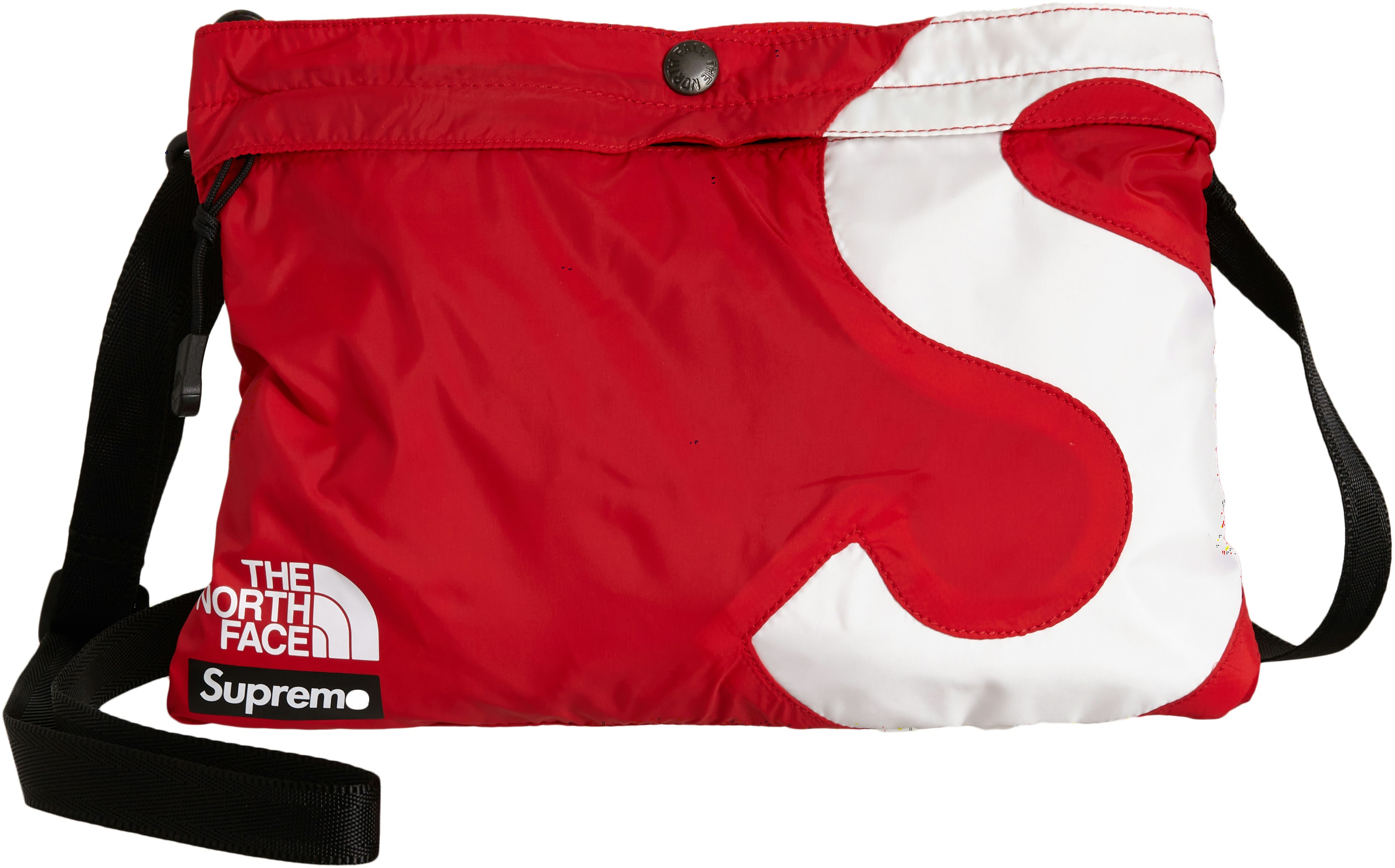 Supreme x The North Face S Logo Shoulder Bag Red - Novelship