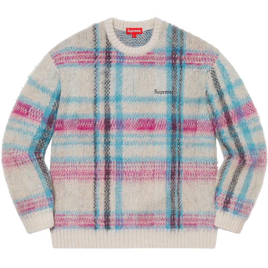 supreme plaid sweater