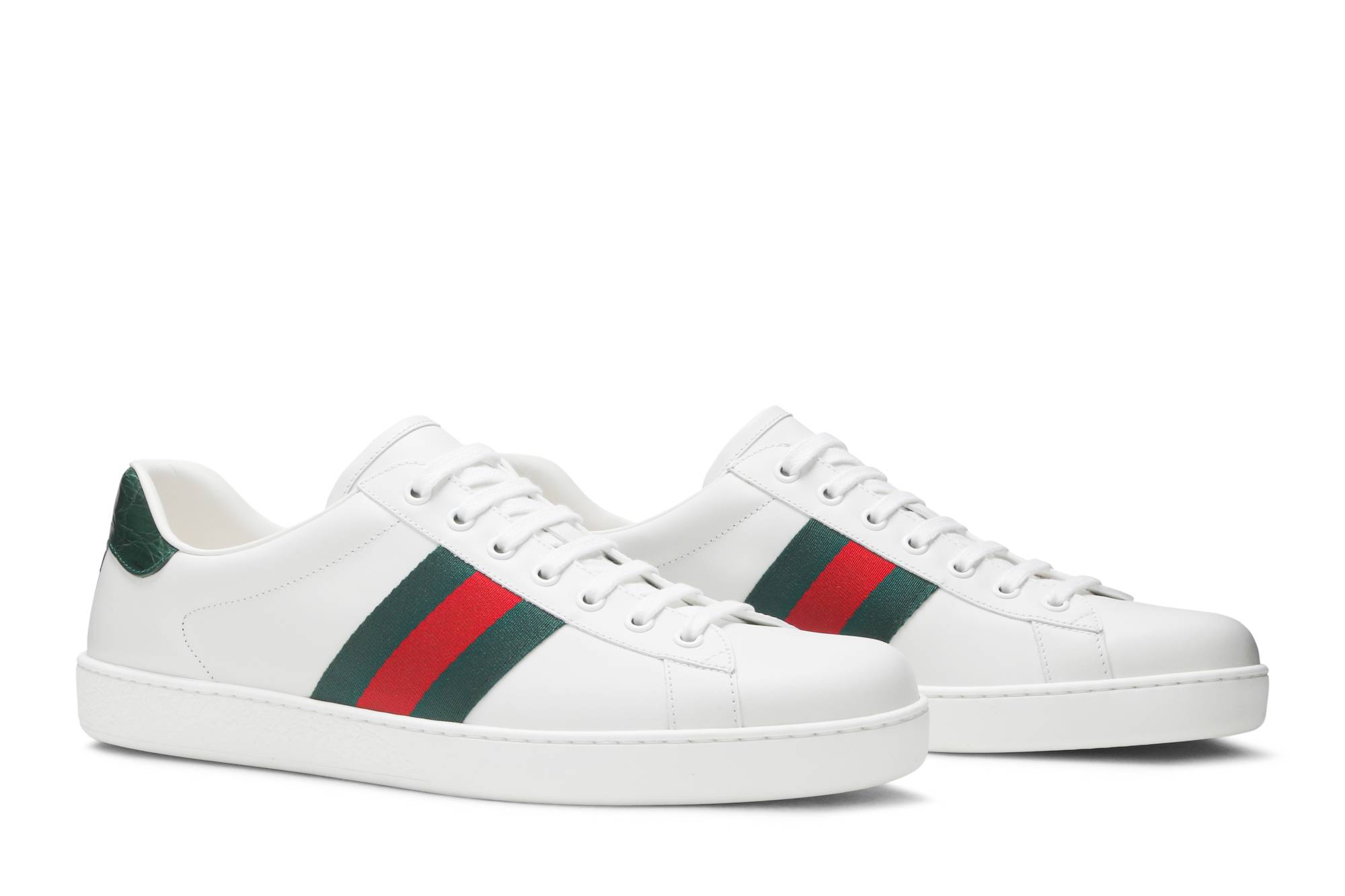 gucci ace leather white