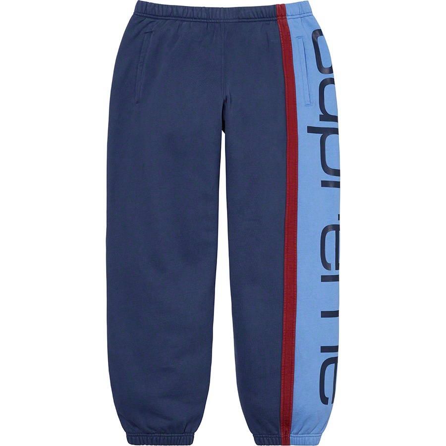 big logo paneled sweatpant