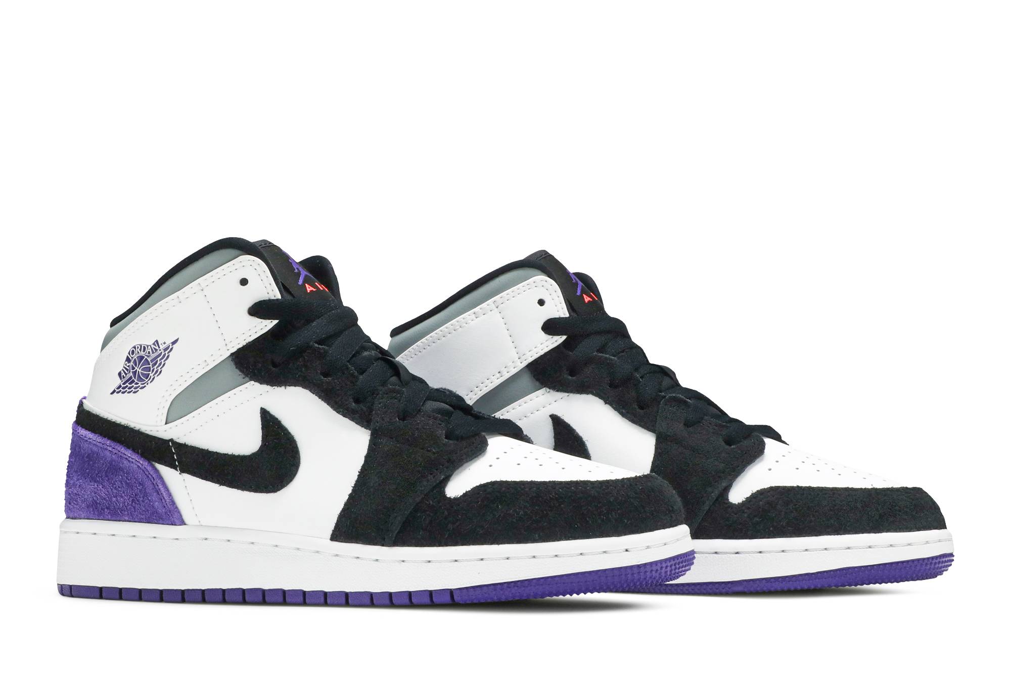 air jordan 1 mid se gs purple