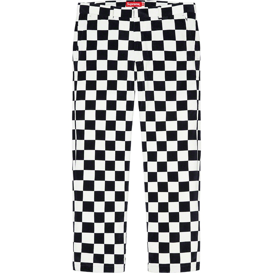 supreme checkered pants