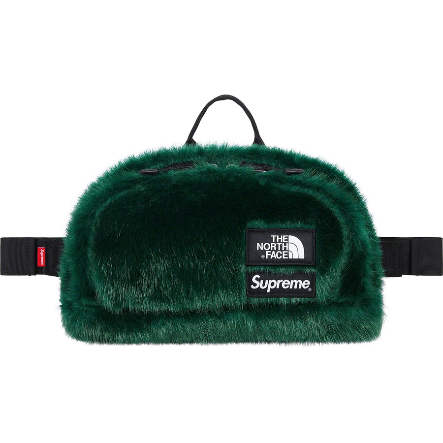 supreme the north face faux fur waist bag