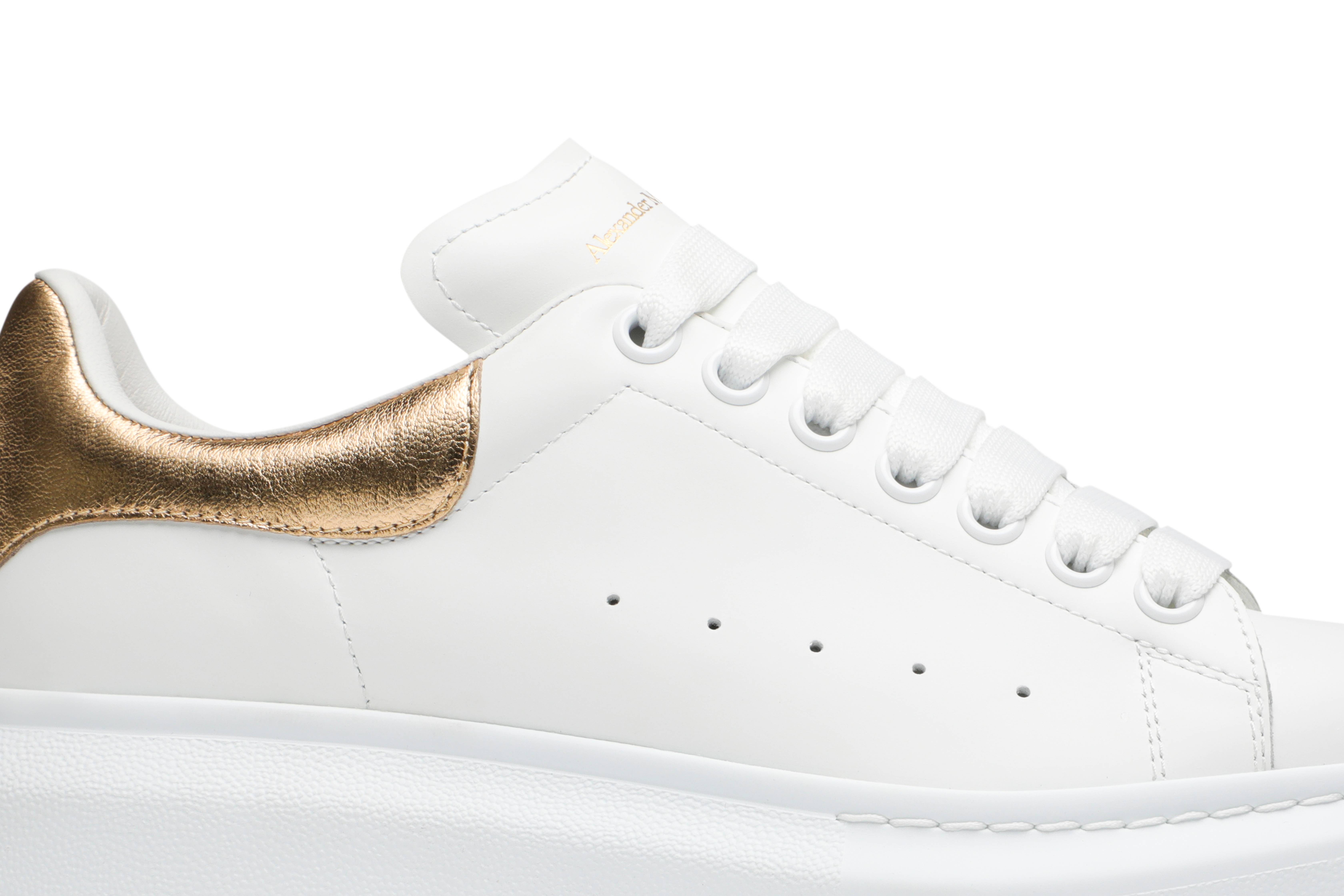 alexander mcqueen white and gold