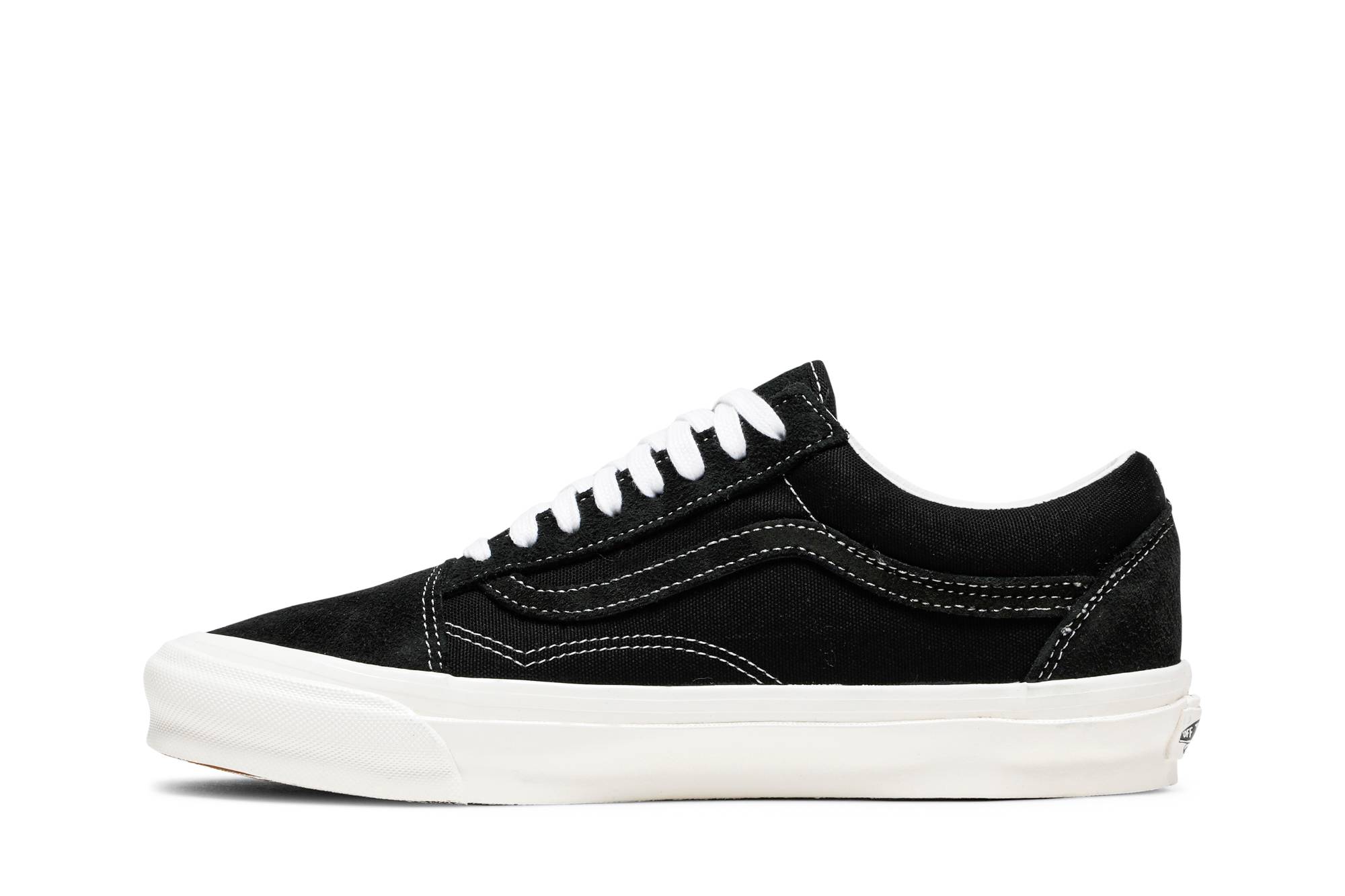 vans vault og old skool lx asphalt & black