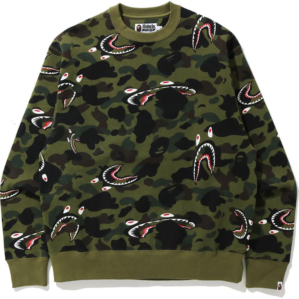 bape shark green