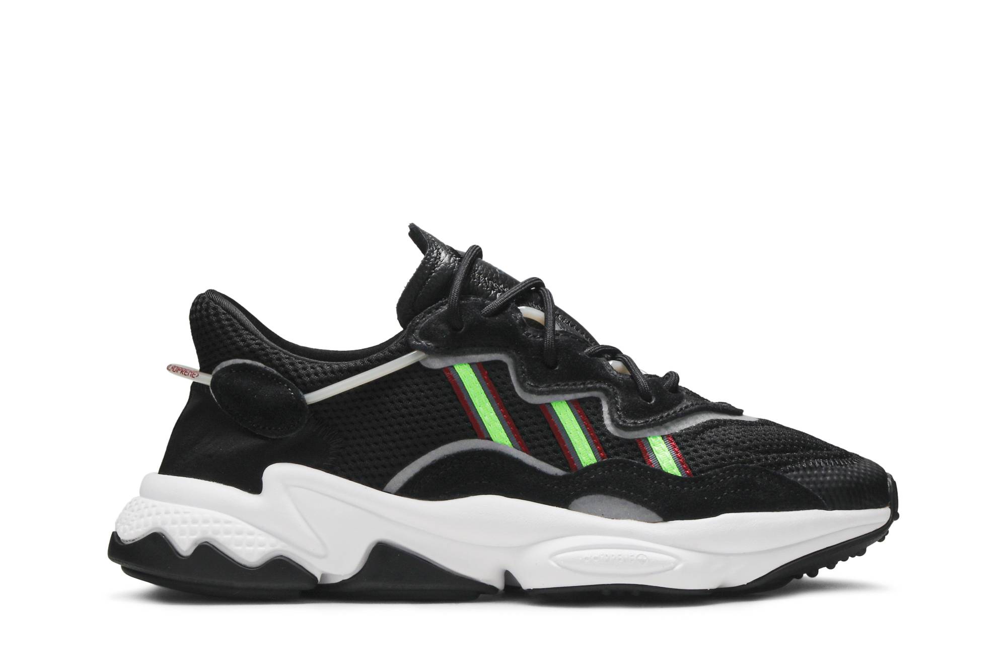 ozweego carbon solar green