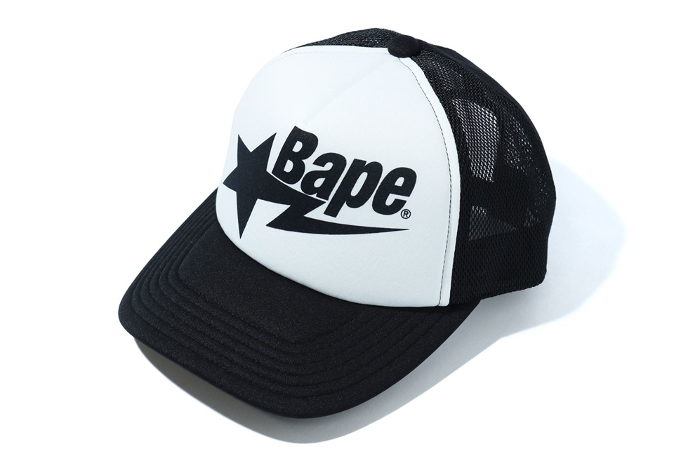 black bape hat