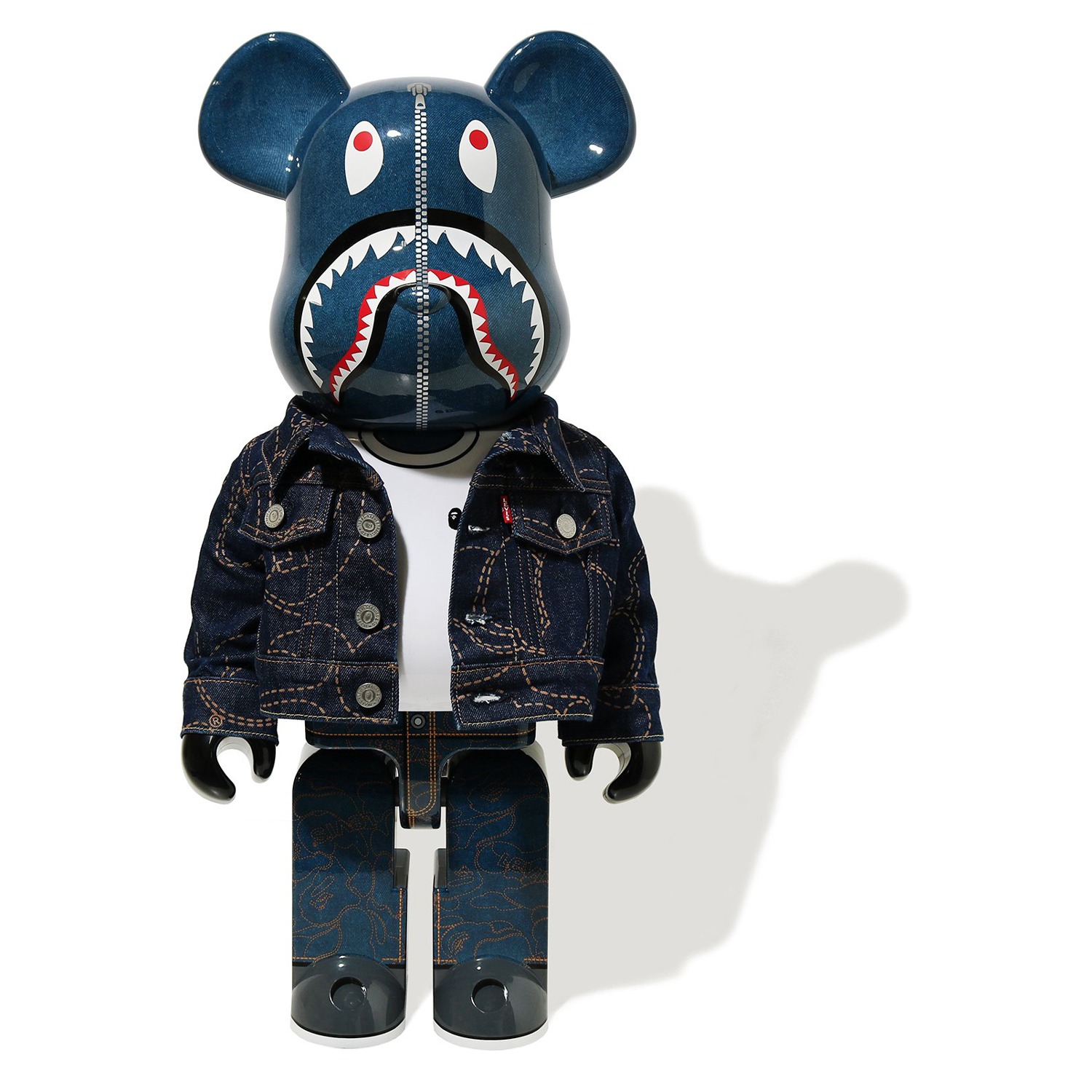 bearbrick bape levis