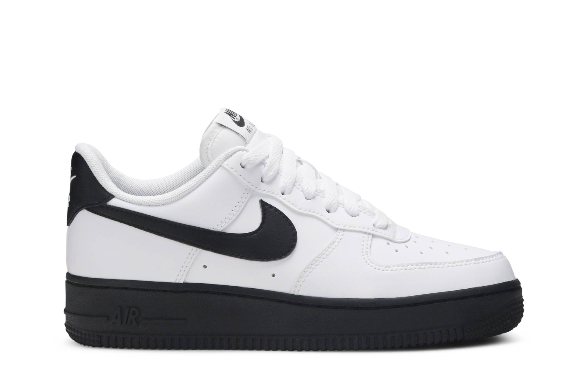 air force 1 white with black sole