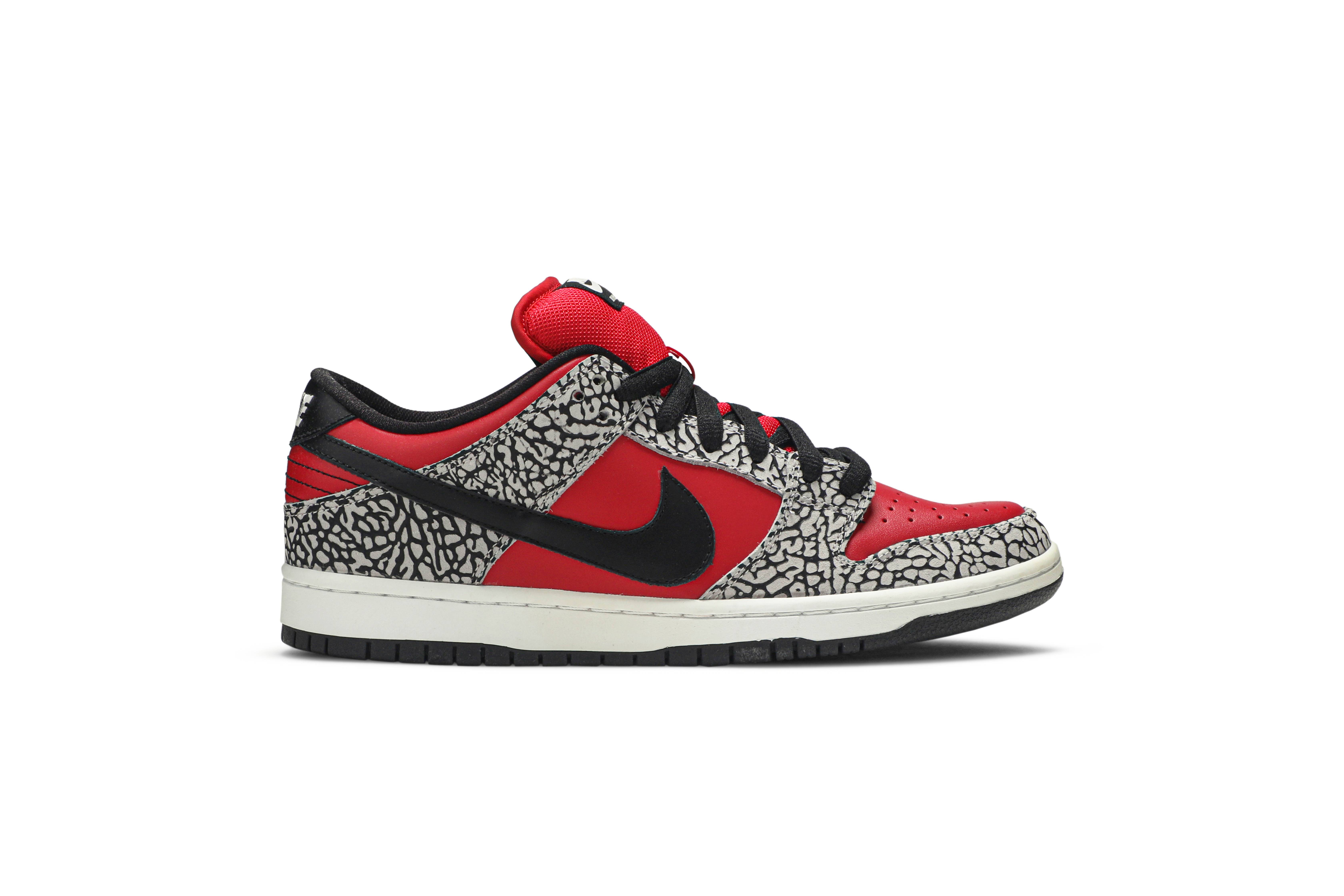 supreme dunk red cement