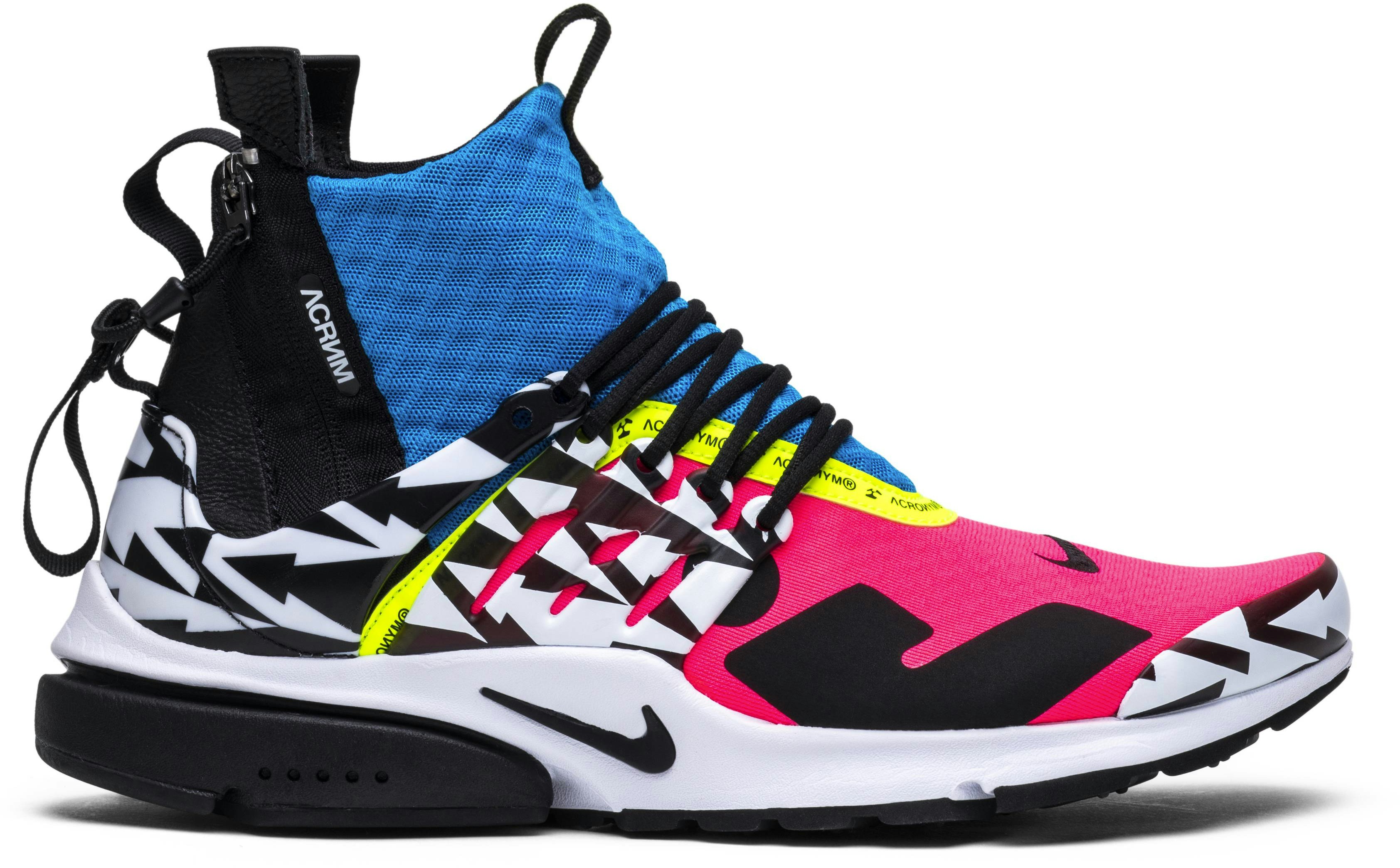 Air presto mid acronym racer pink sizing Clearance