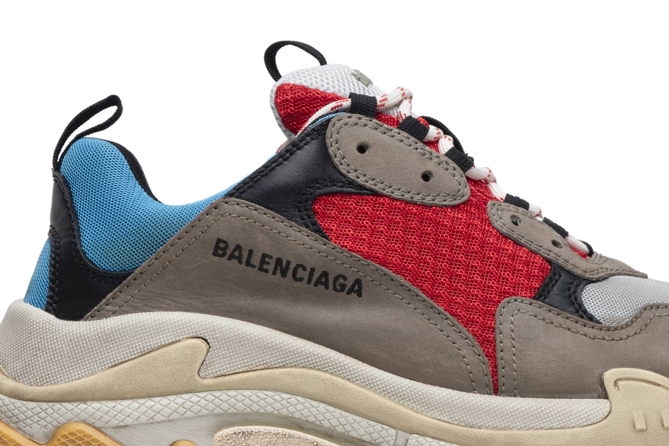 balenciaga triple s sneakers red