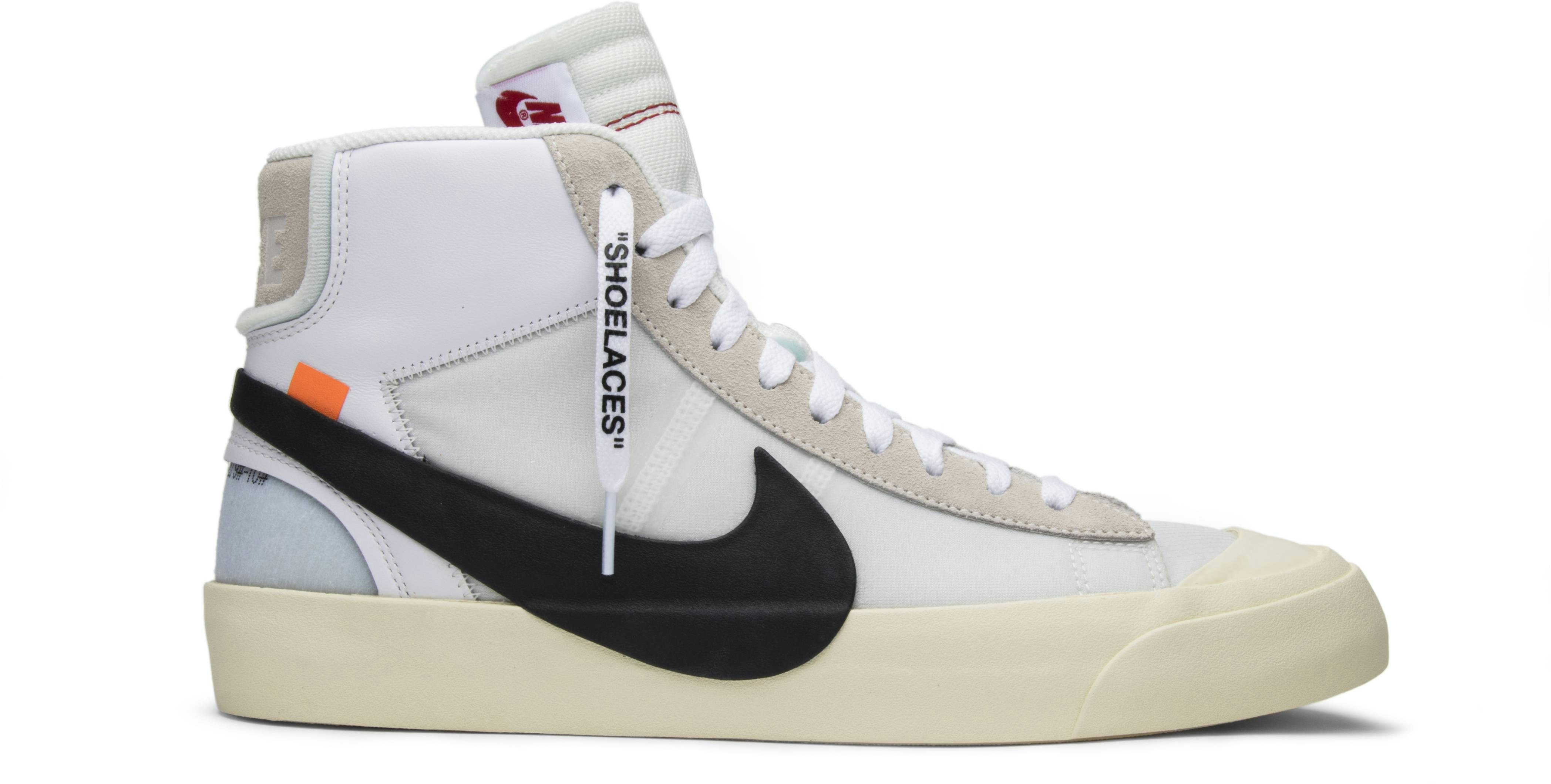 Off‑White x Nike Blazer Mid 'The Ten' - AA3832-100 - Novelship