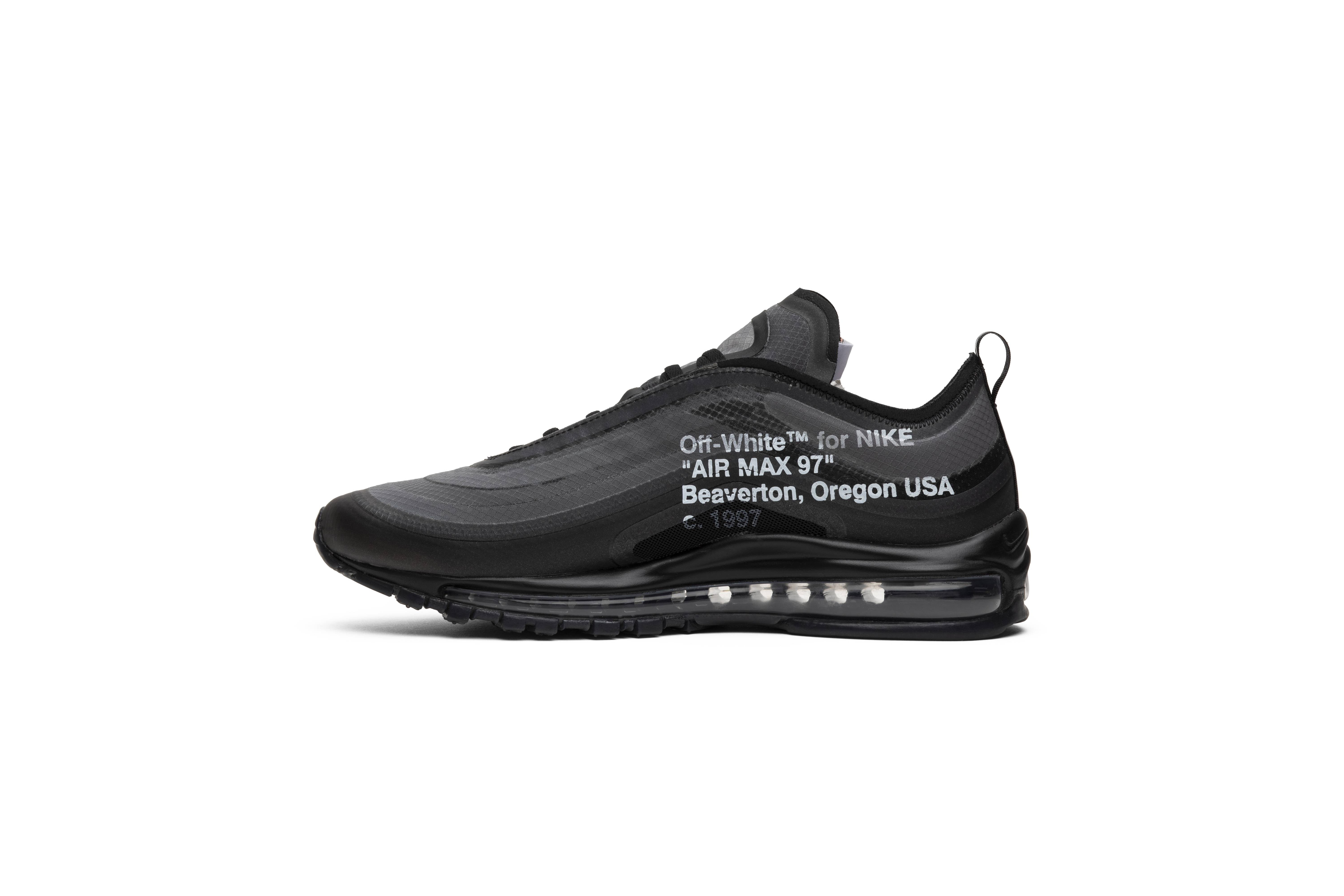 air max 97 off white black release