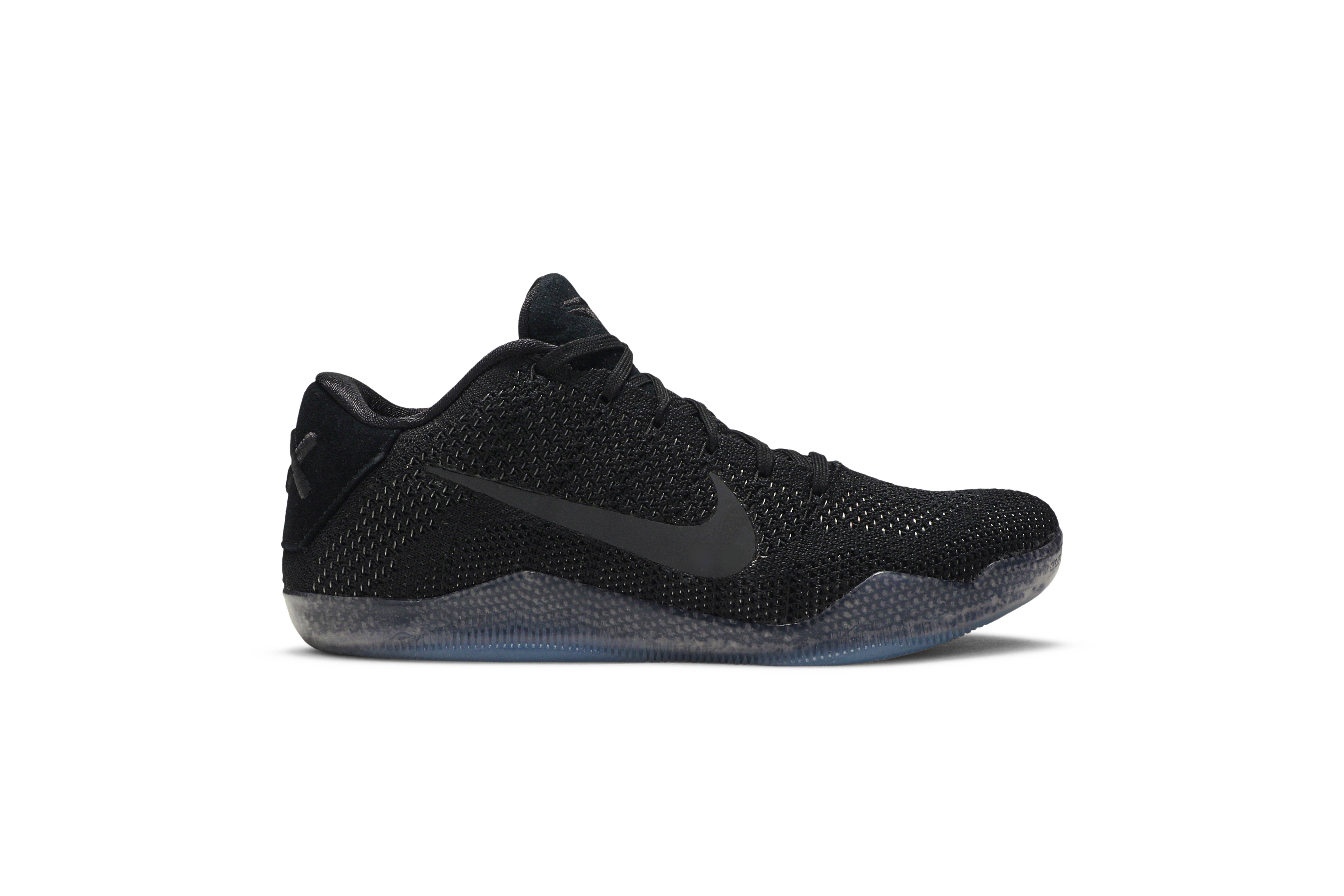 nike kobe 11 elite low black space