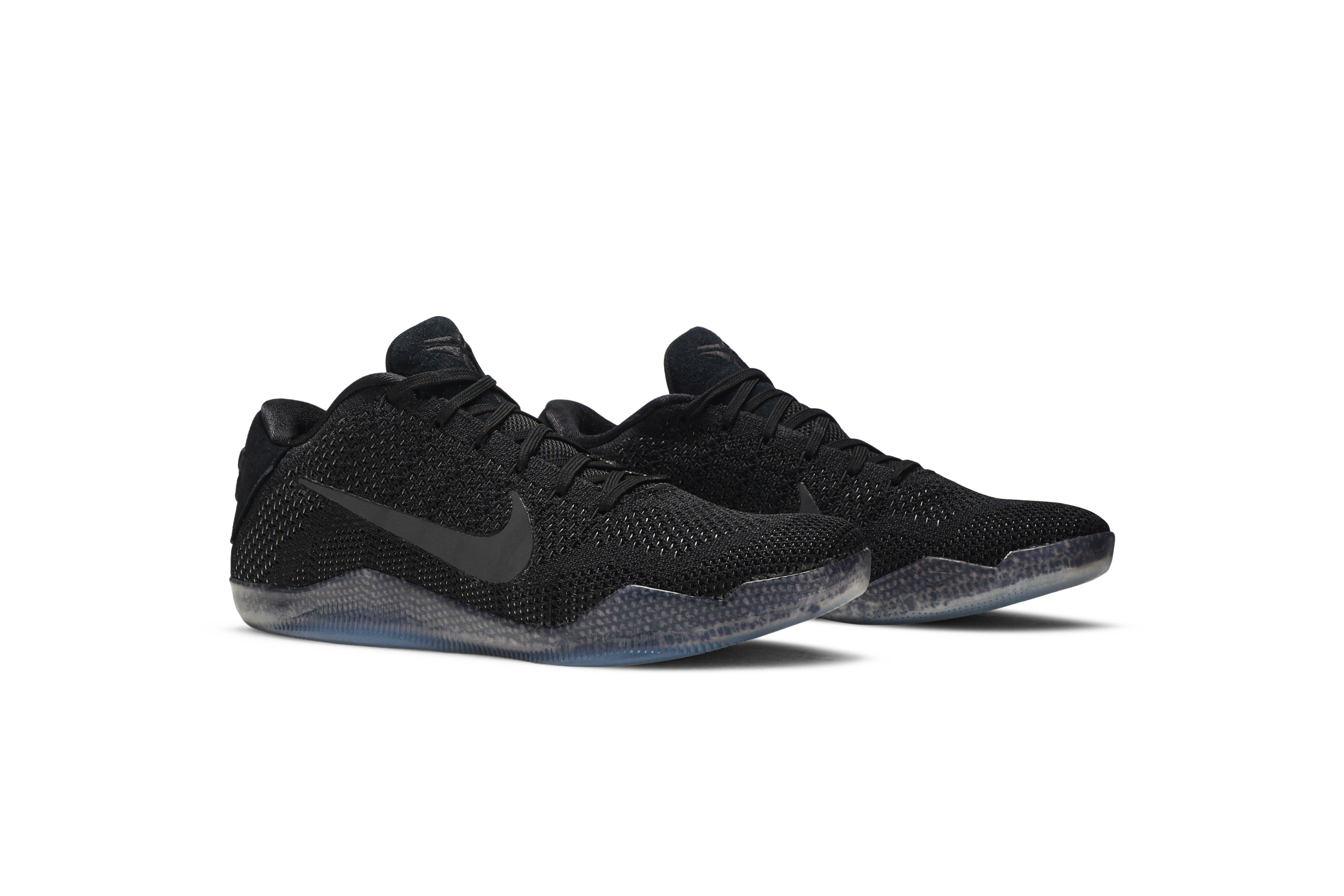 kobe low tops black