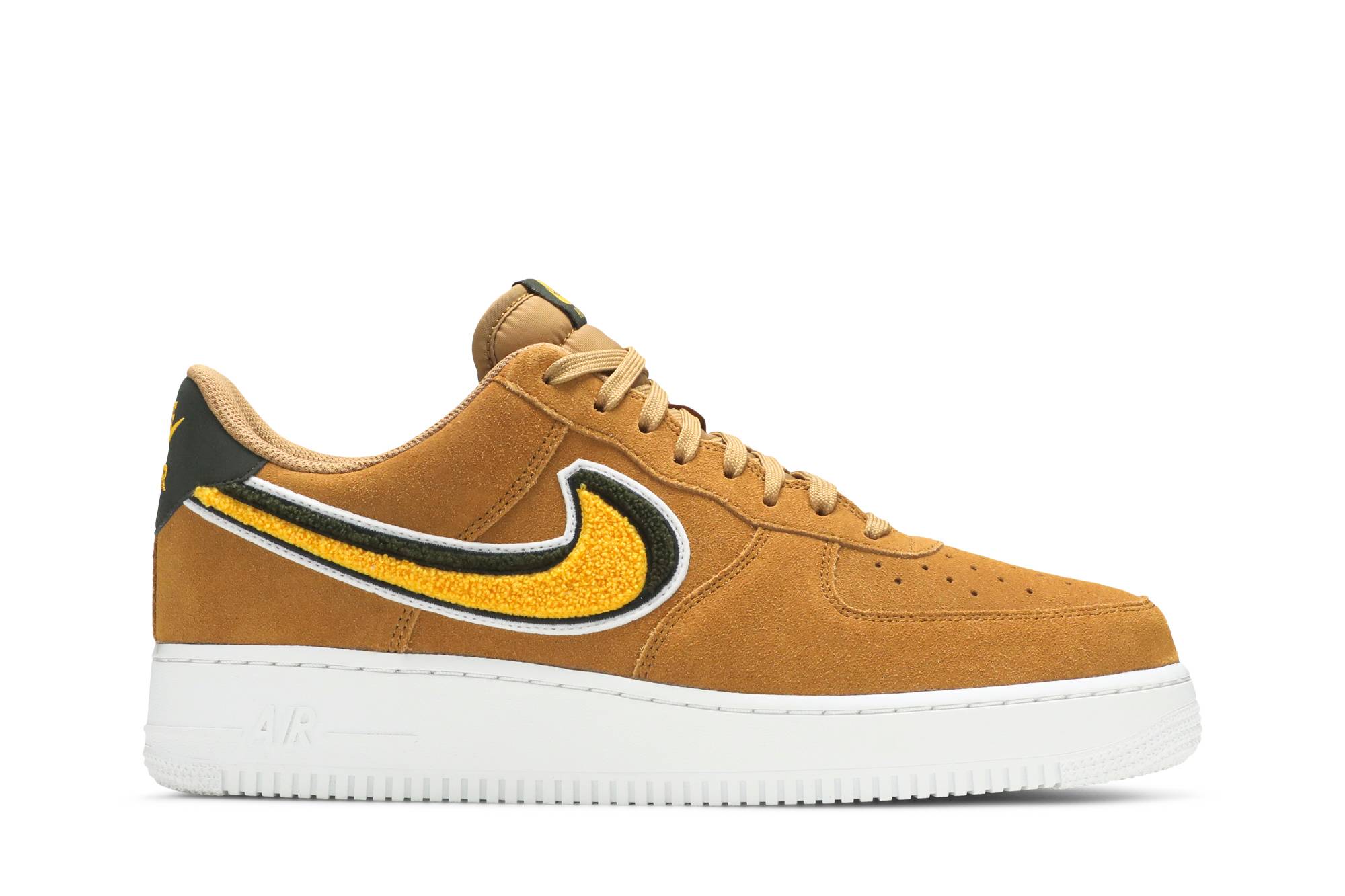 air force 1 low 3d chenille swoosh muted bronze