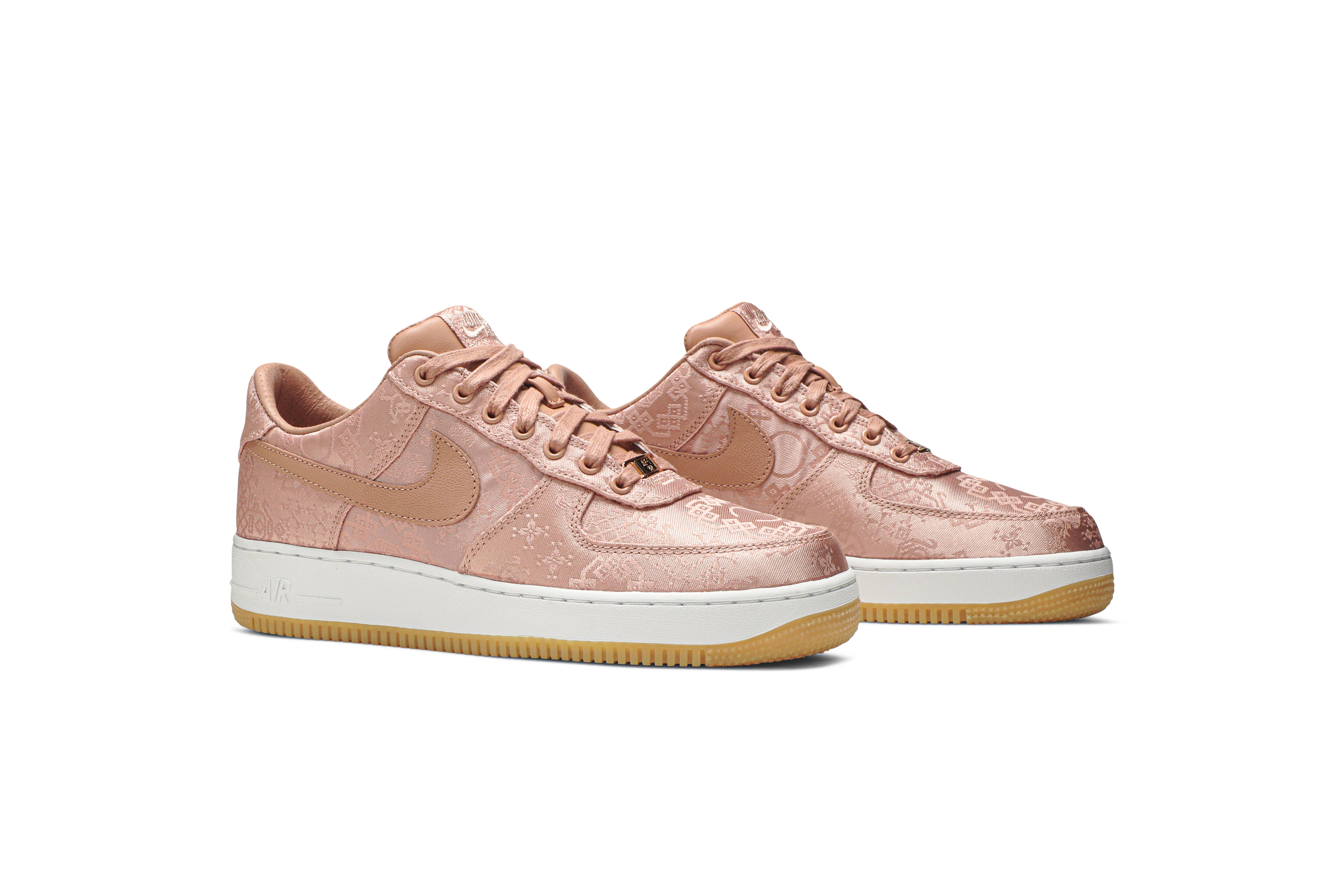 clot x air force 1 rose gold