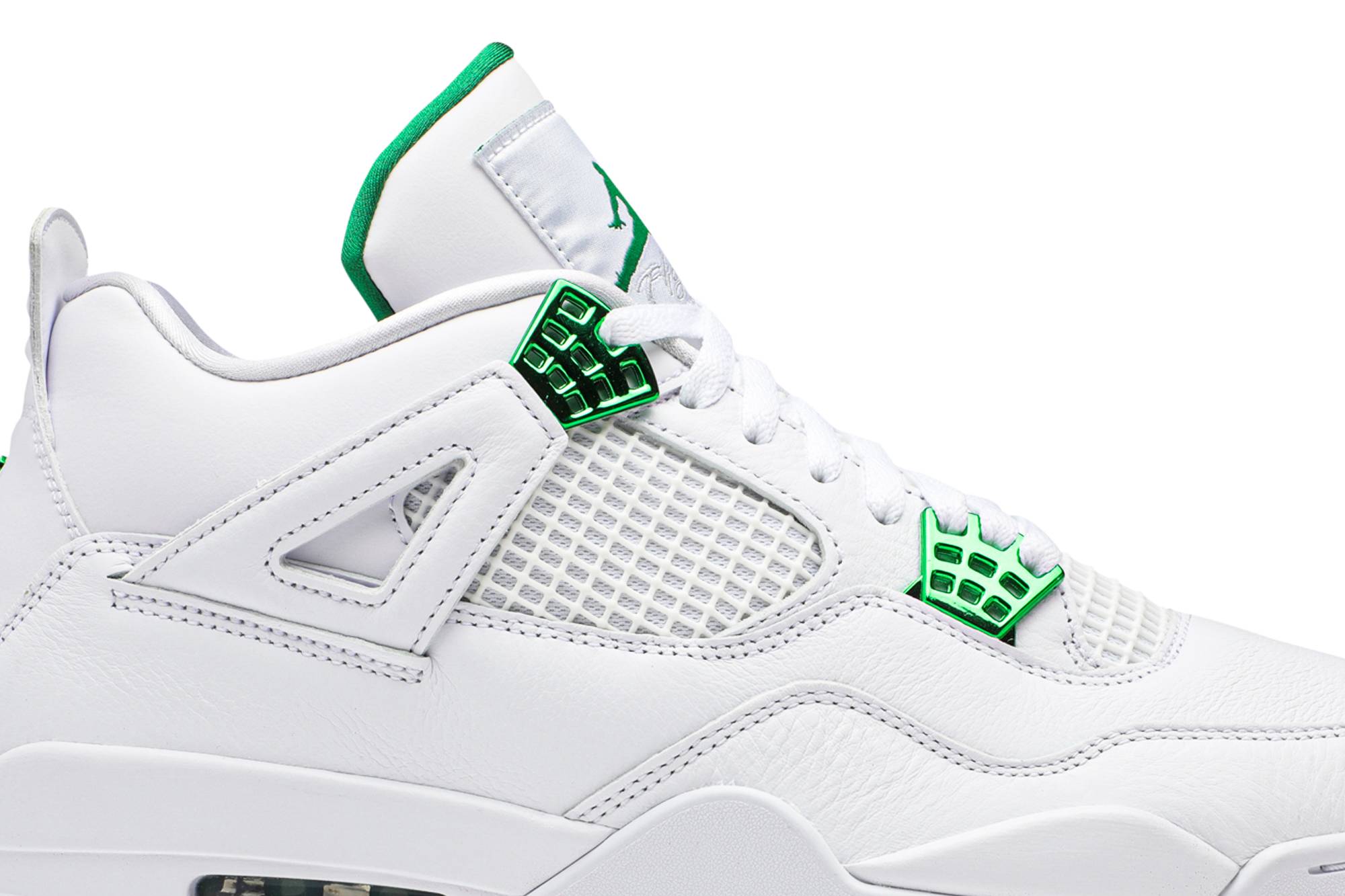air jordan 4 white and green