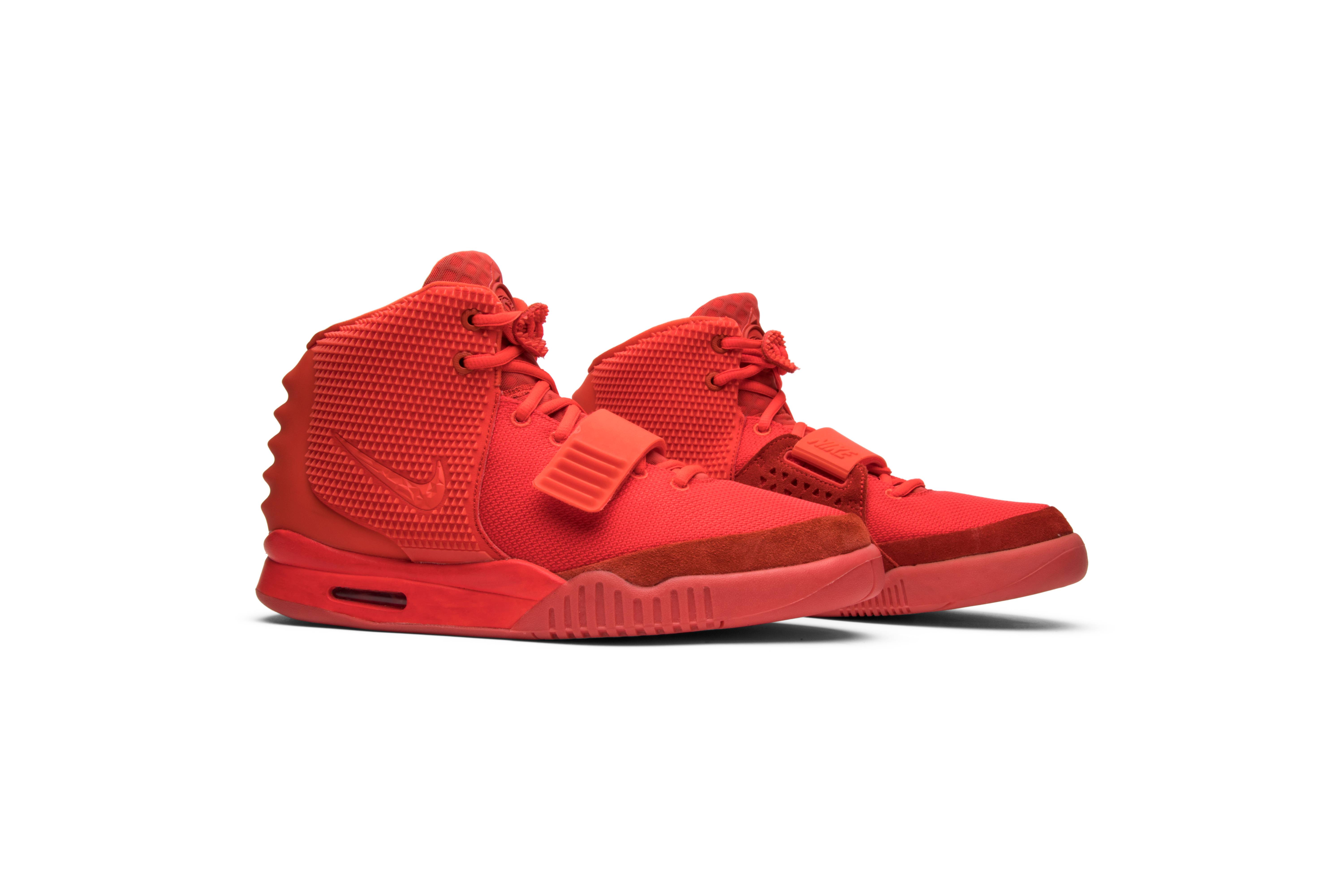 the red october yeezys