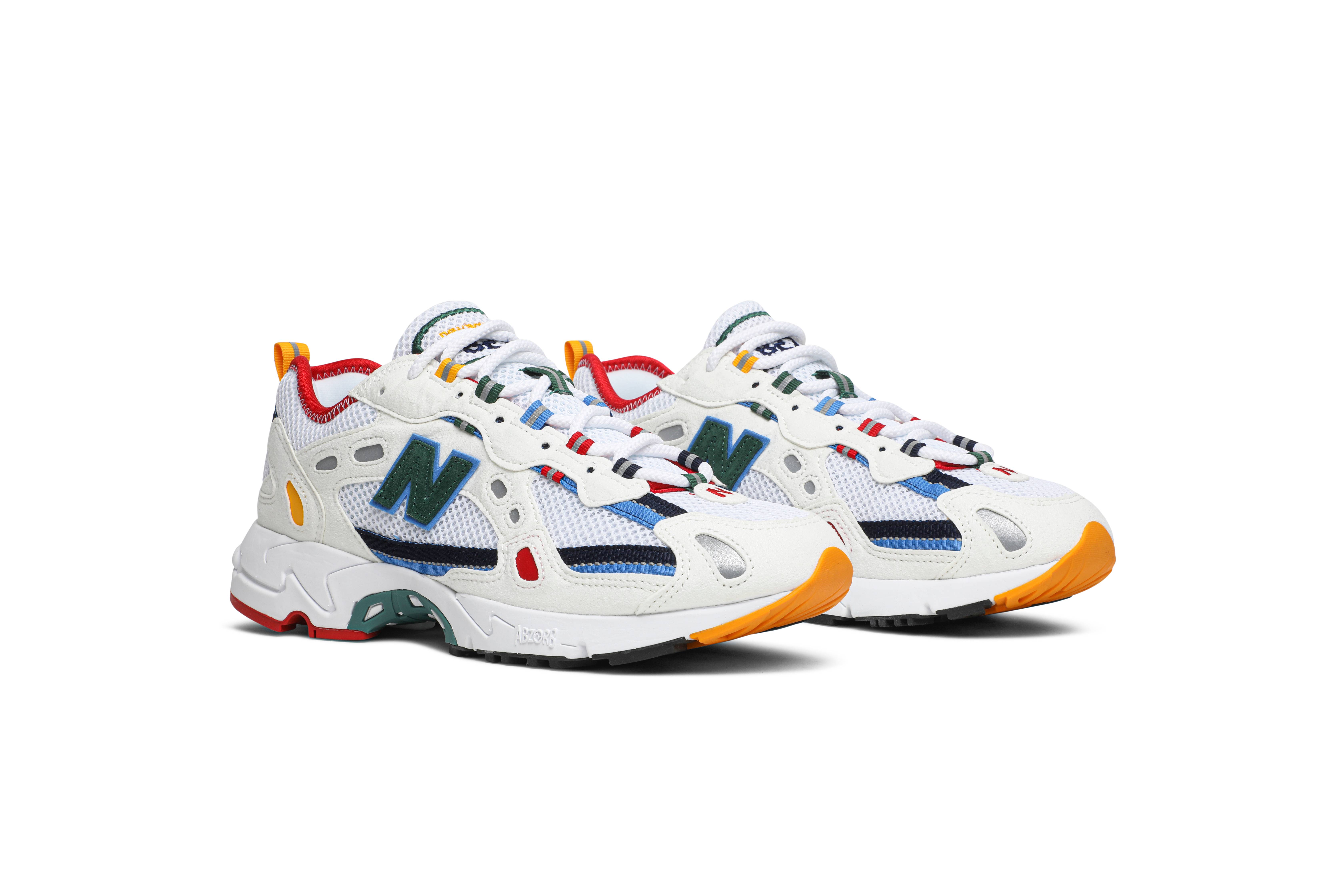 new balance 827 abzorb aime leon dore white multi