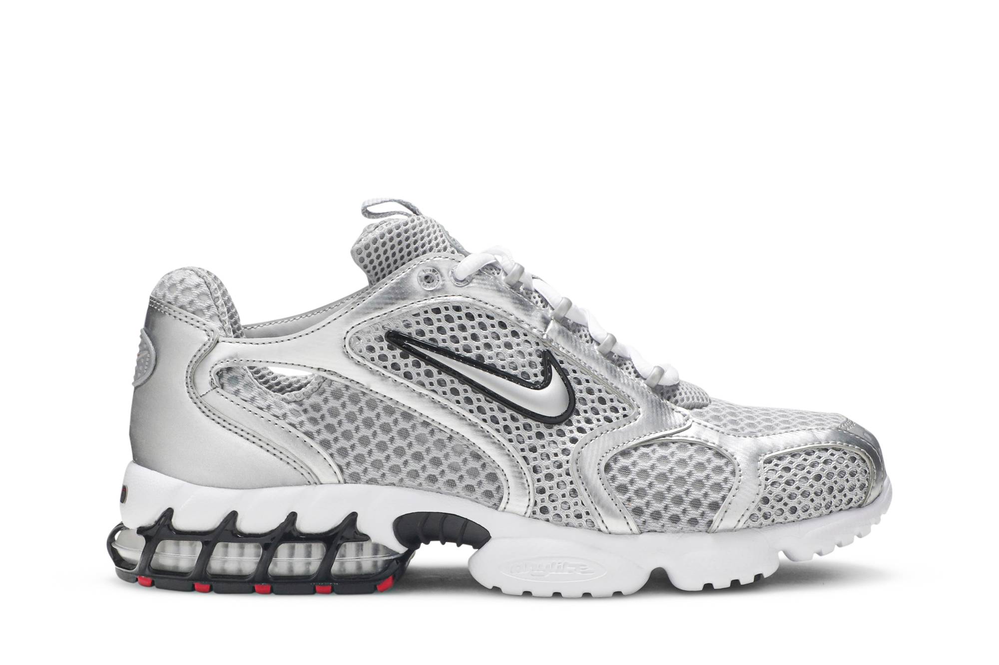 nike zoom spiridon silver