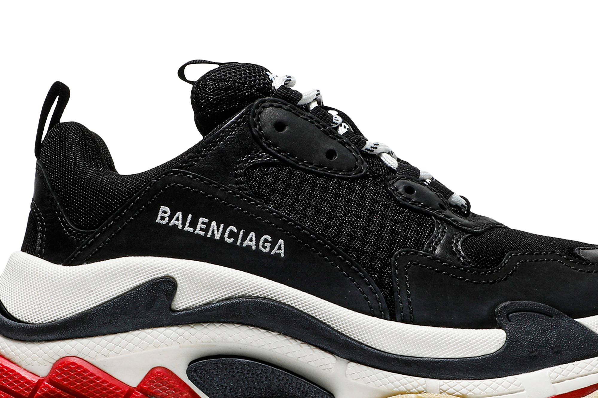 balenciaga black white and red