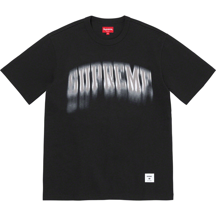 supreme blurred arc tee