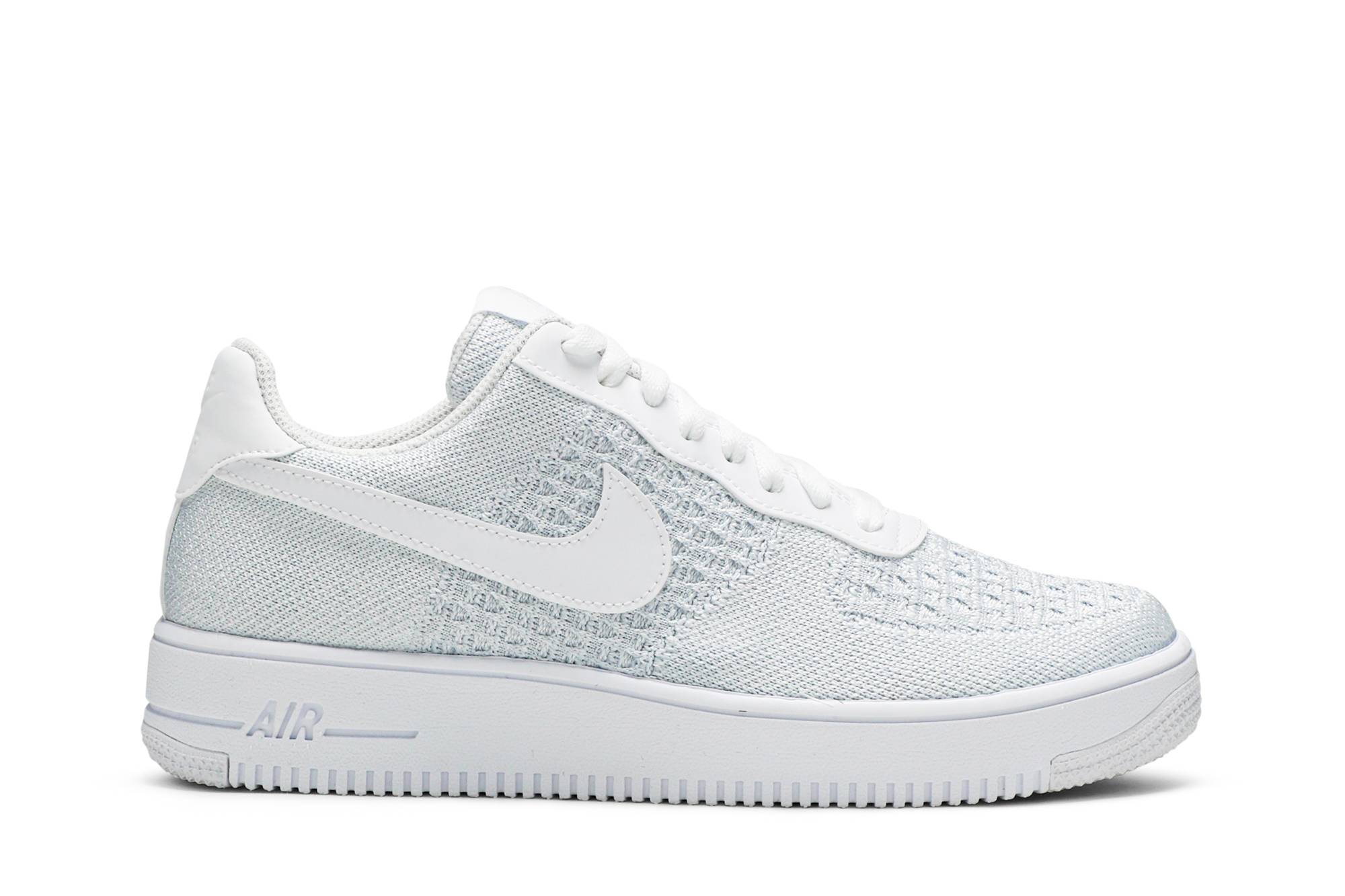 nike air force 1 flyknit 2.0 white platinum
