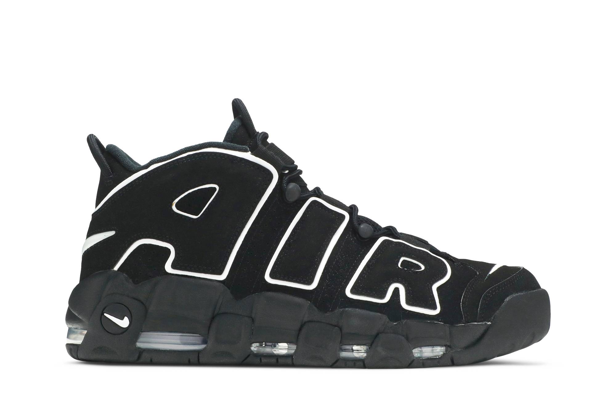 air uptempo white and black