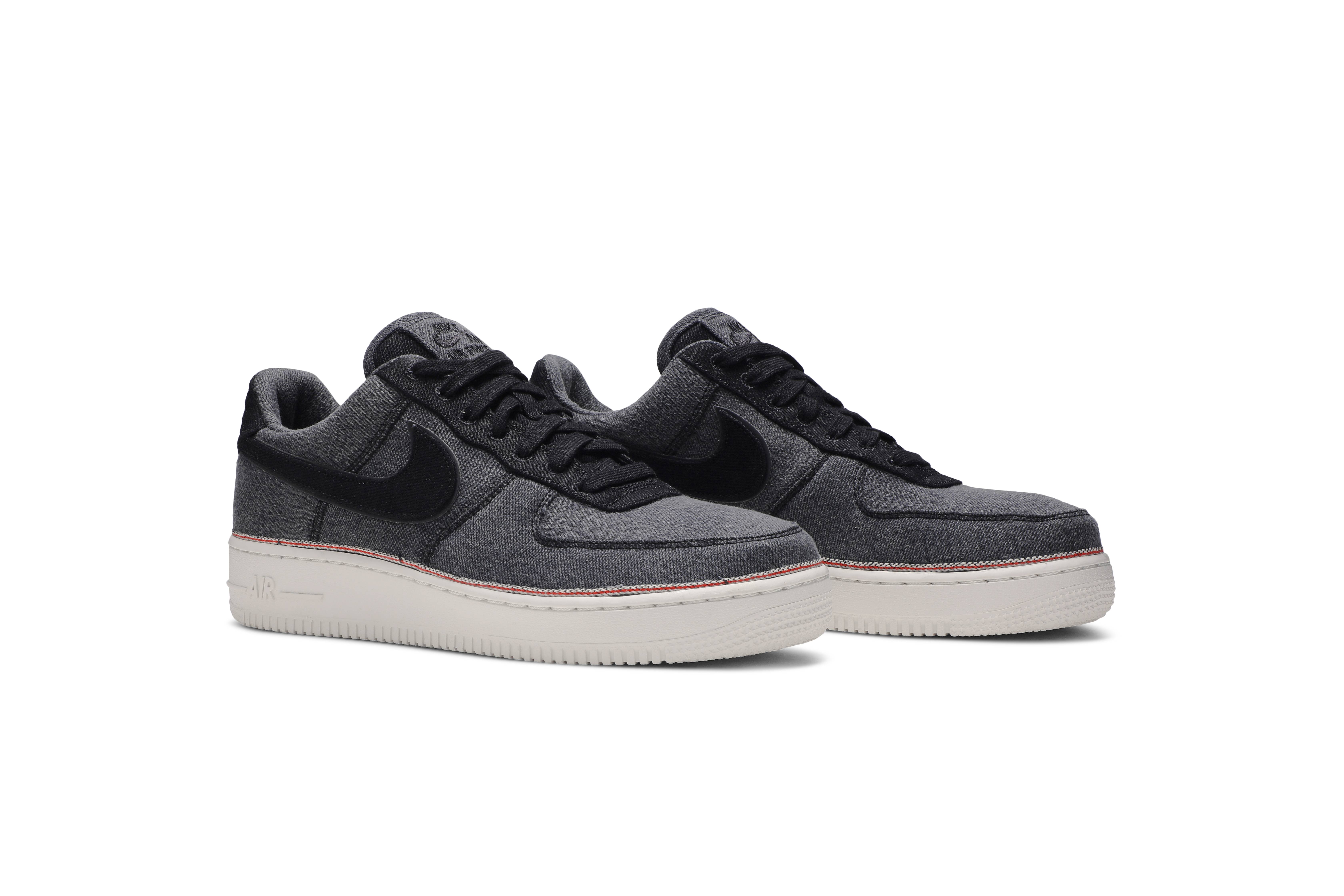 Nike air force 1 low 3x1 denim black Clearance