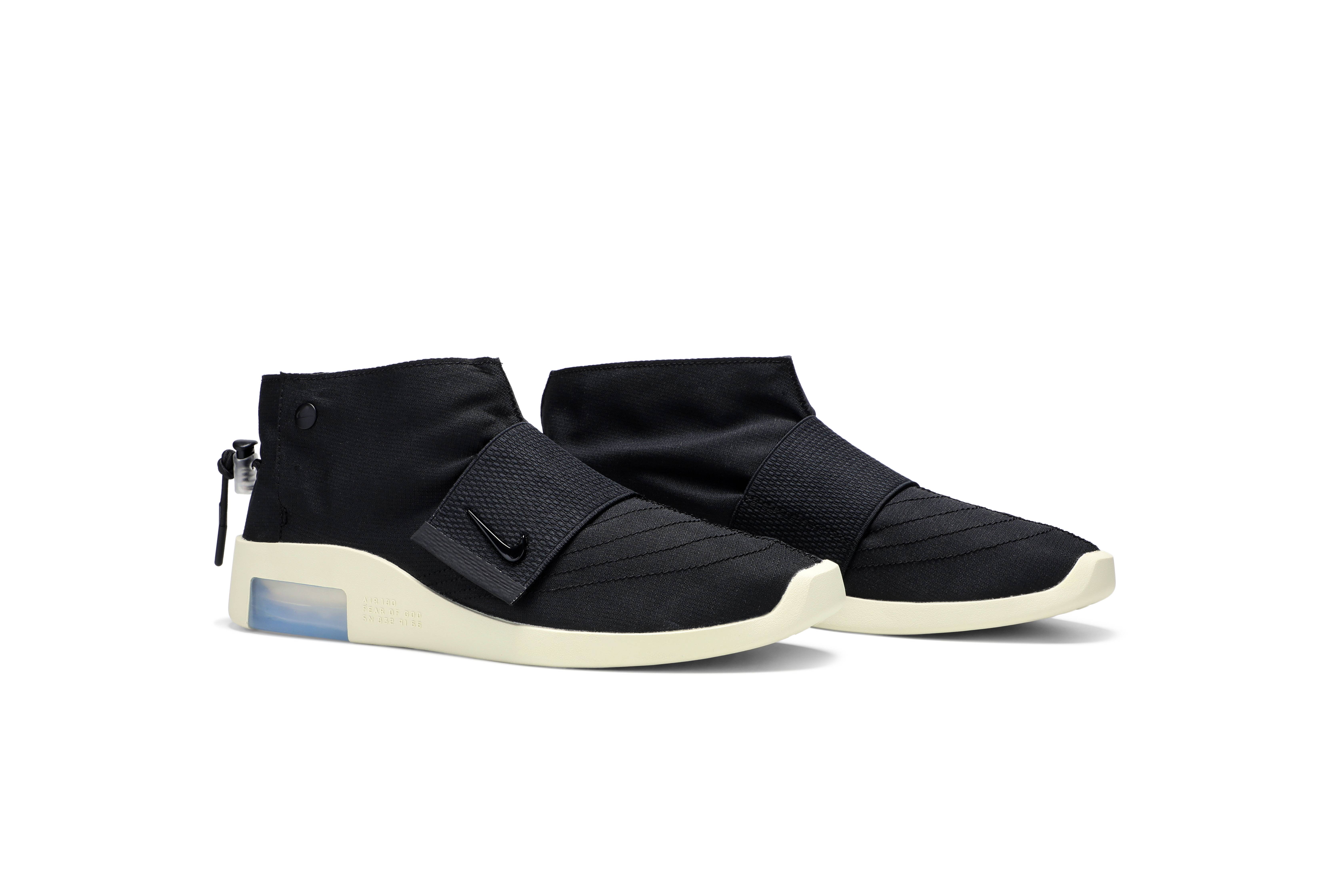 nike air fear of god moc black